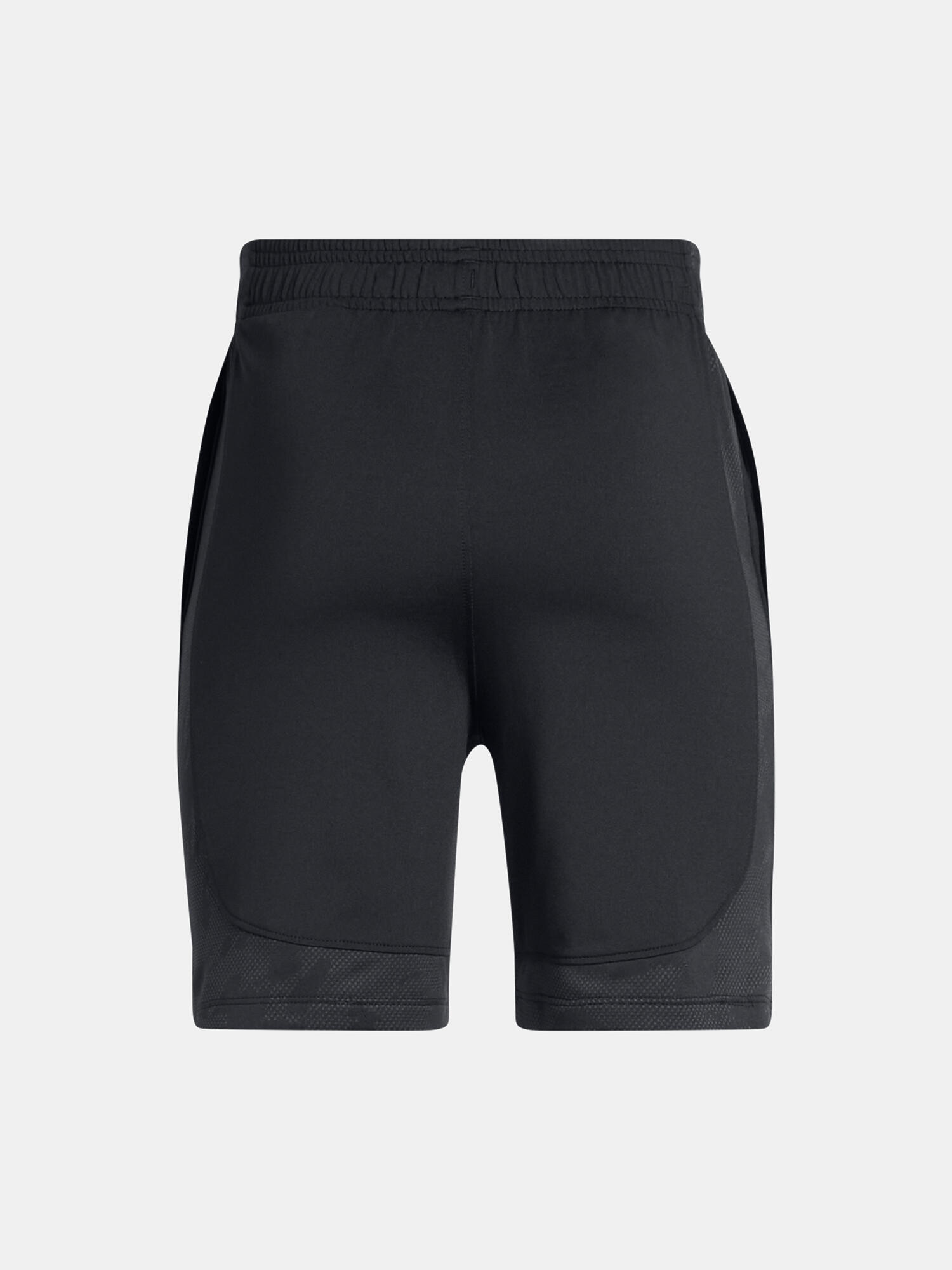 Jacquardshort met ventilatieopeningen voor kinderen (Zwart/Wit) 2/5