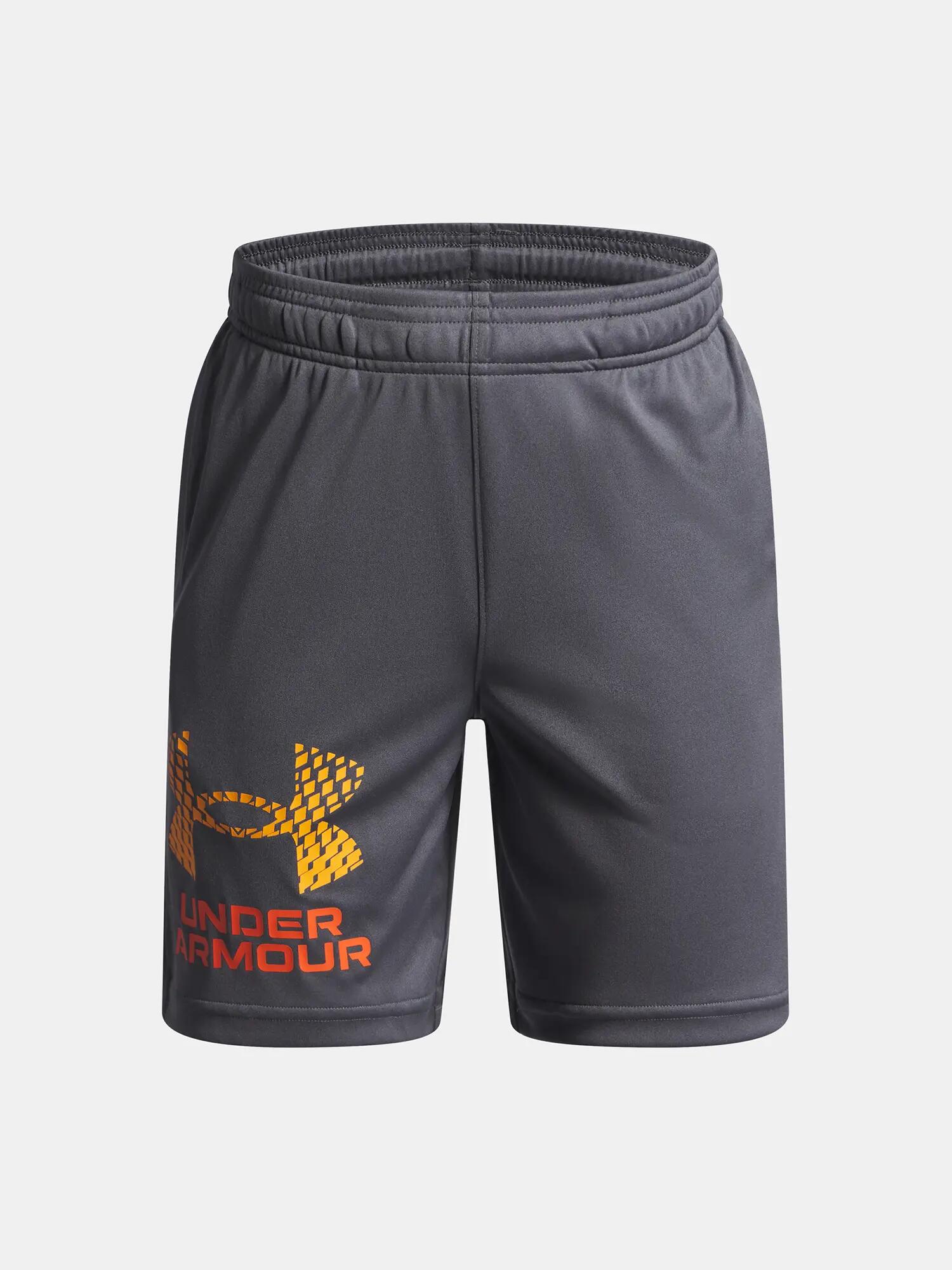 Fiú rövidnadrág Under Armour UA Tech Logo Shorts-GRY 1/2