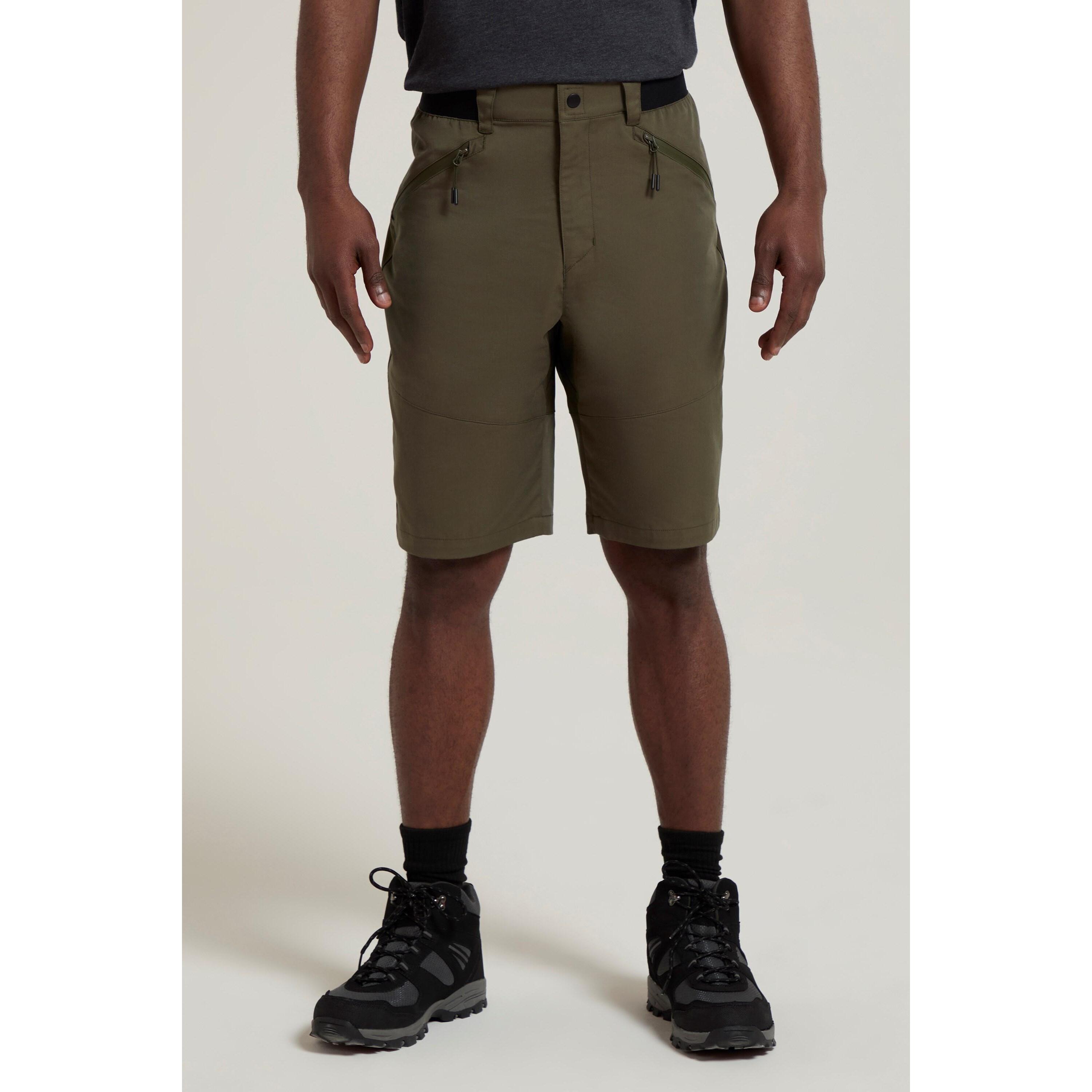MOUNTAIN WAREHOUSE Mens Jungle Trekking Shorts (Khaki Green)