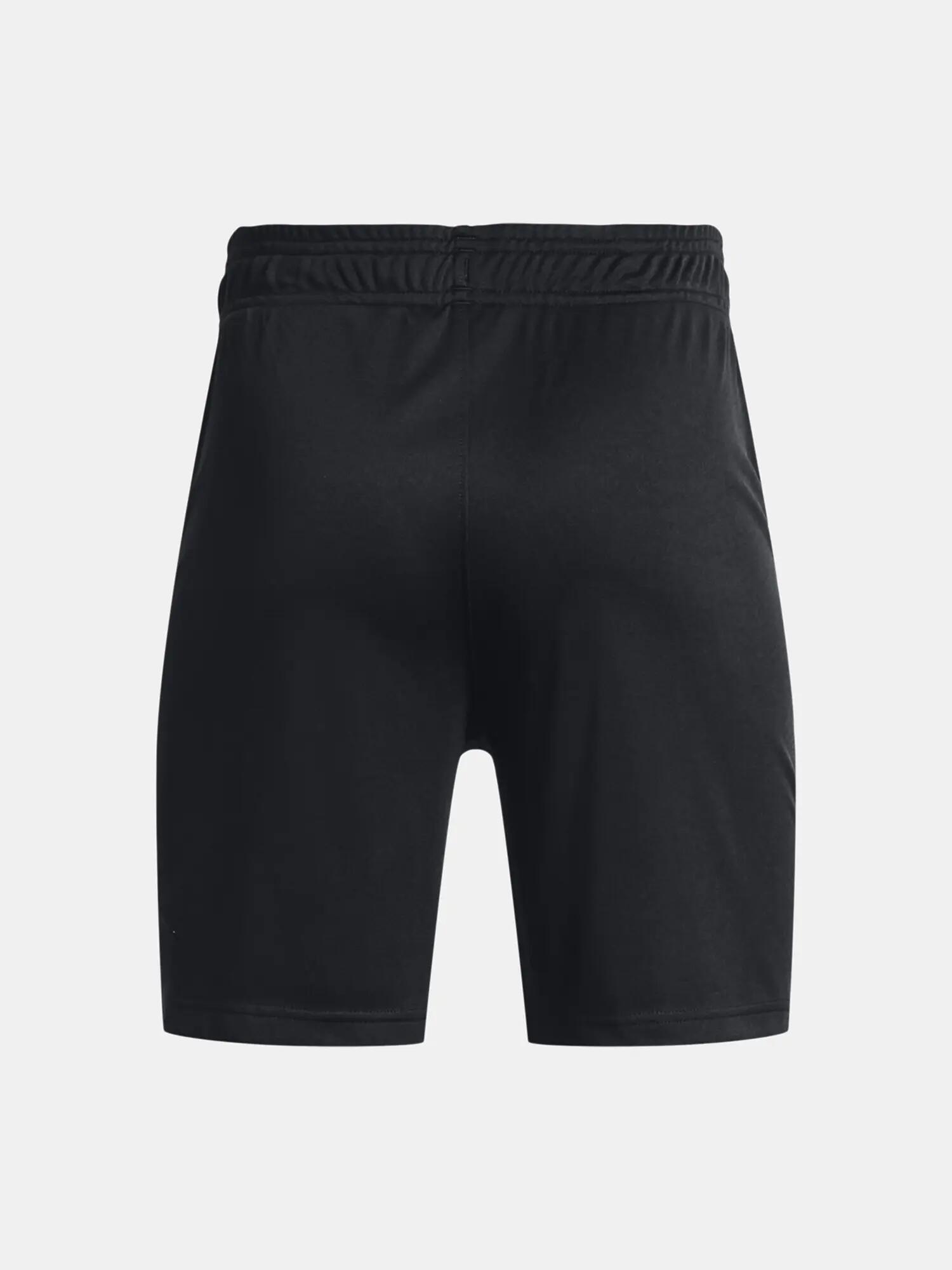 Pantaloncini Bambini Under Armour Core Nero Bianco 2/2