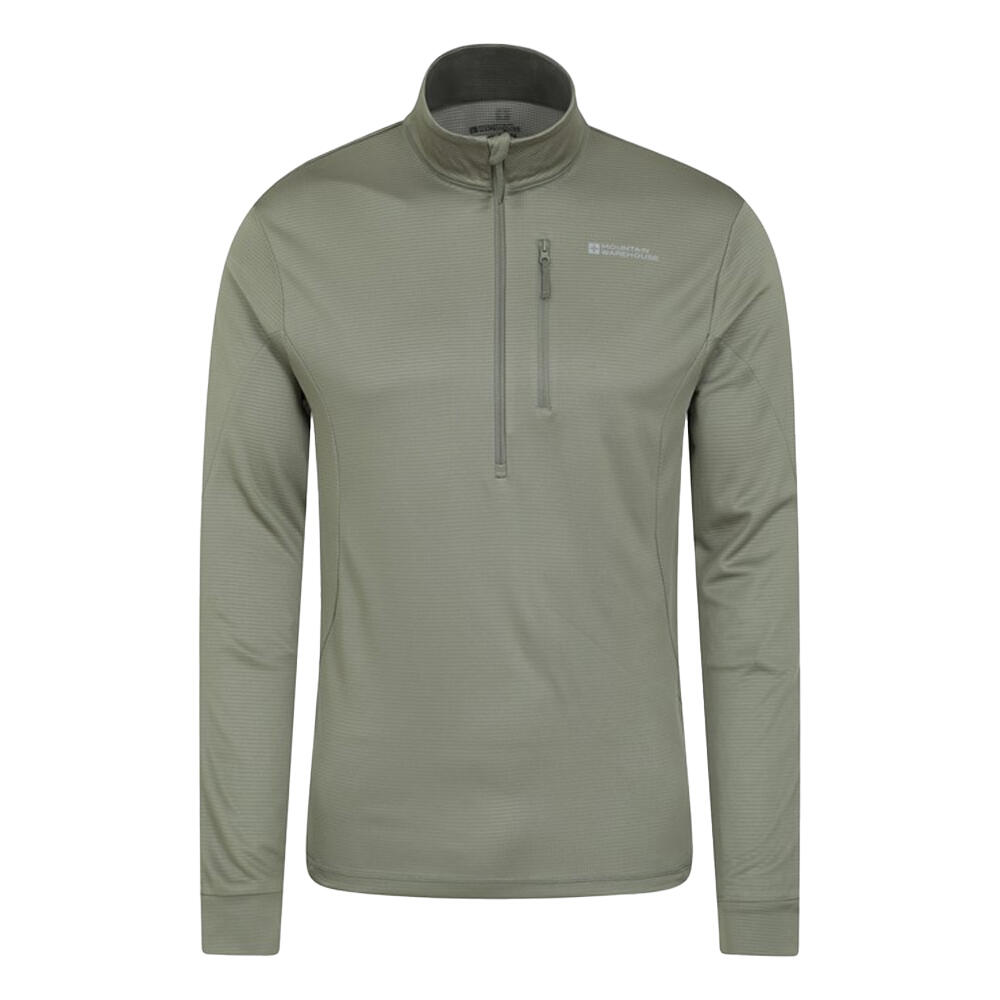 MOUNTAIN WAREHOUSE Mens Southwark Lightweight Midlayer (Light Khaki)
