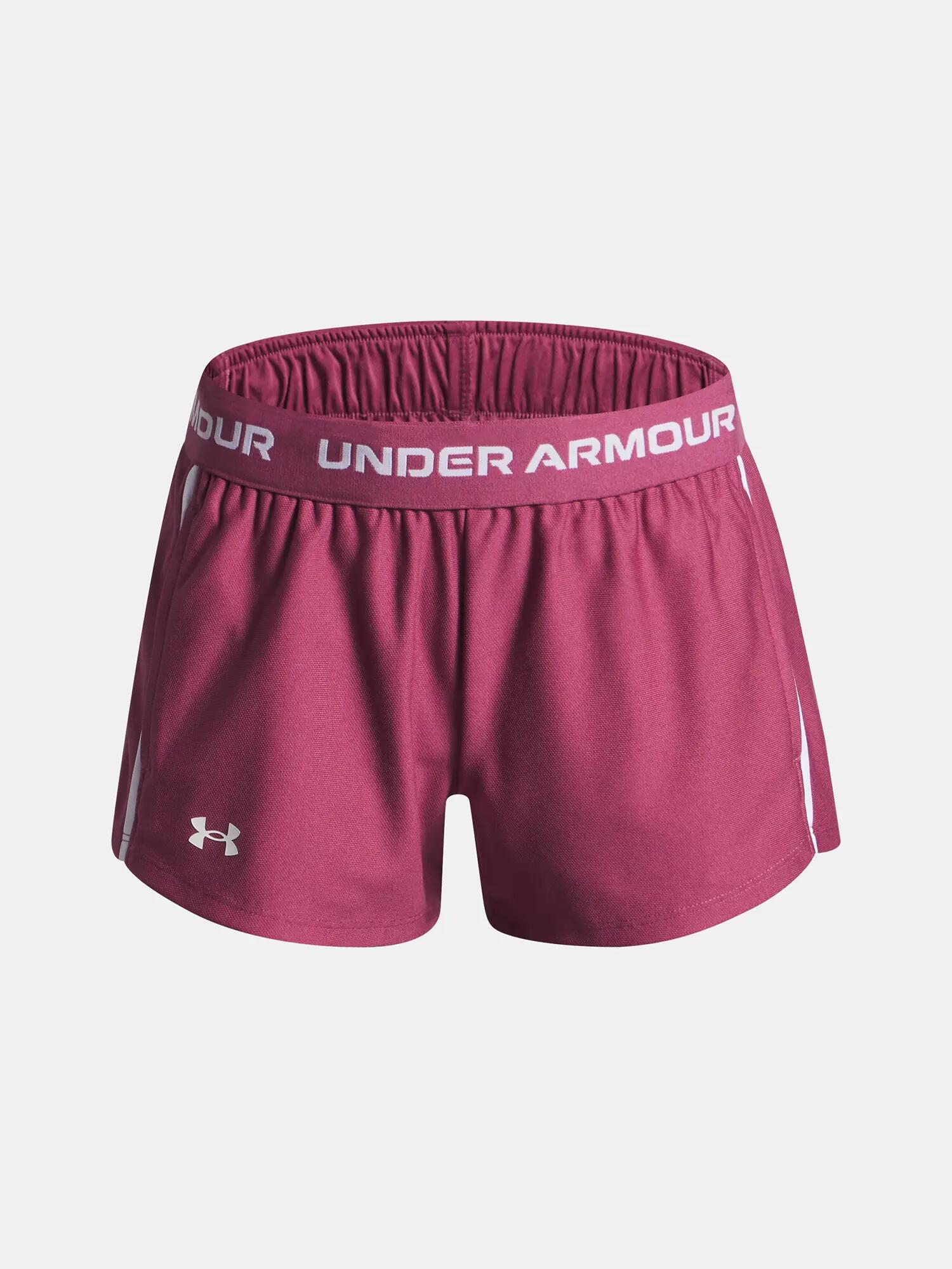 Lányka rövidnadrág Under Armour G Tech Play Up Short-RED 3/5