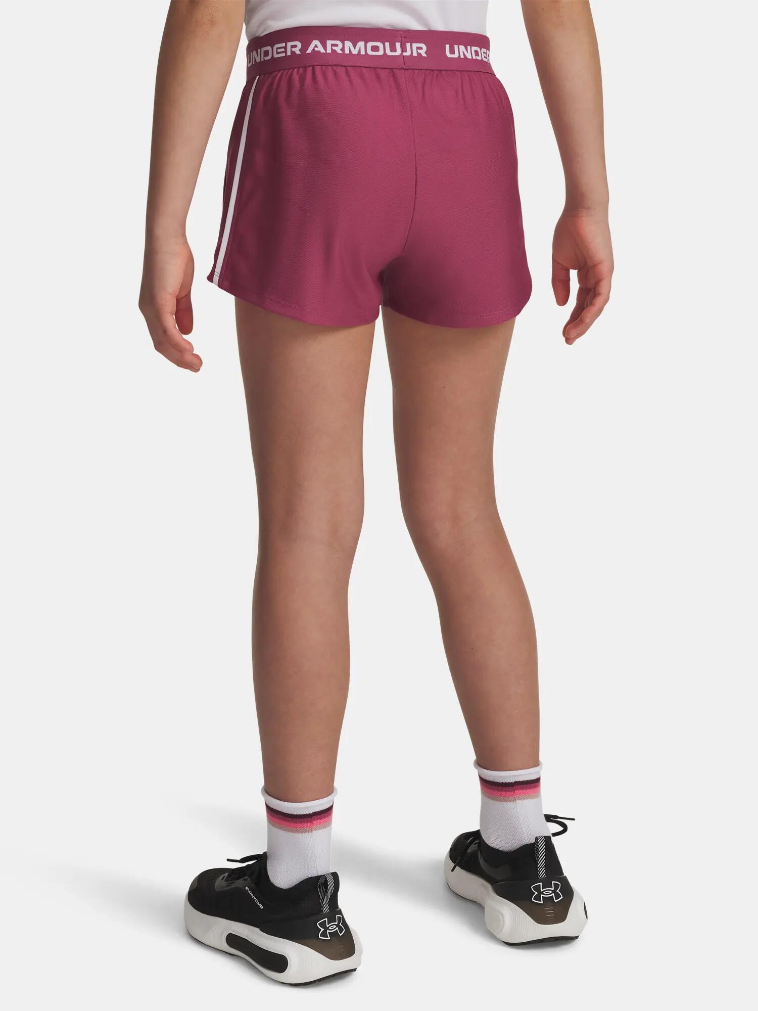 Lányka rövidnadrág Under Armour G Tech Play Up Short-RED 2/5