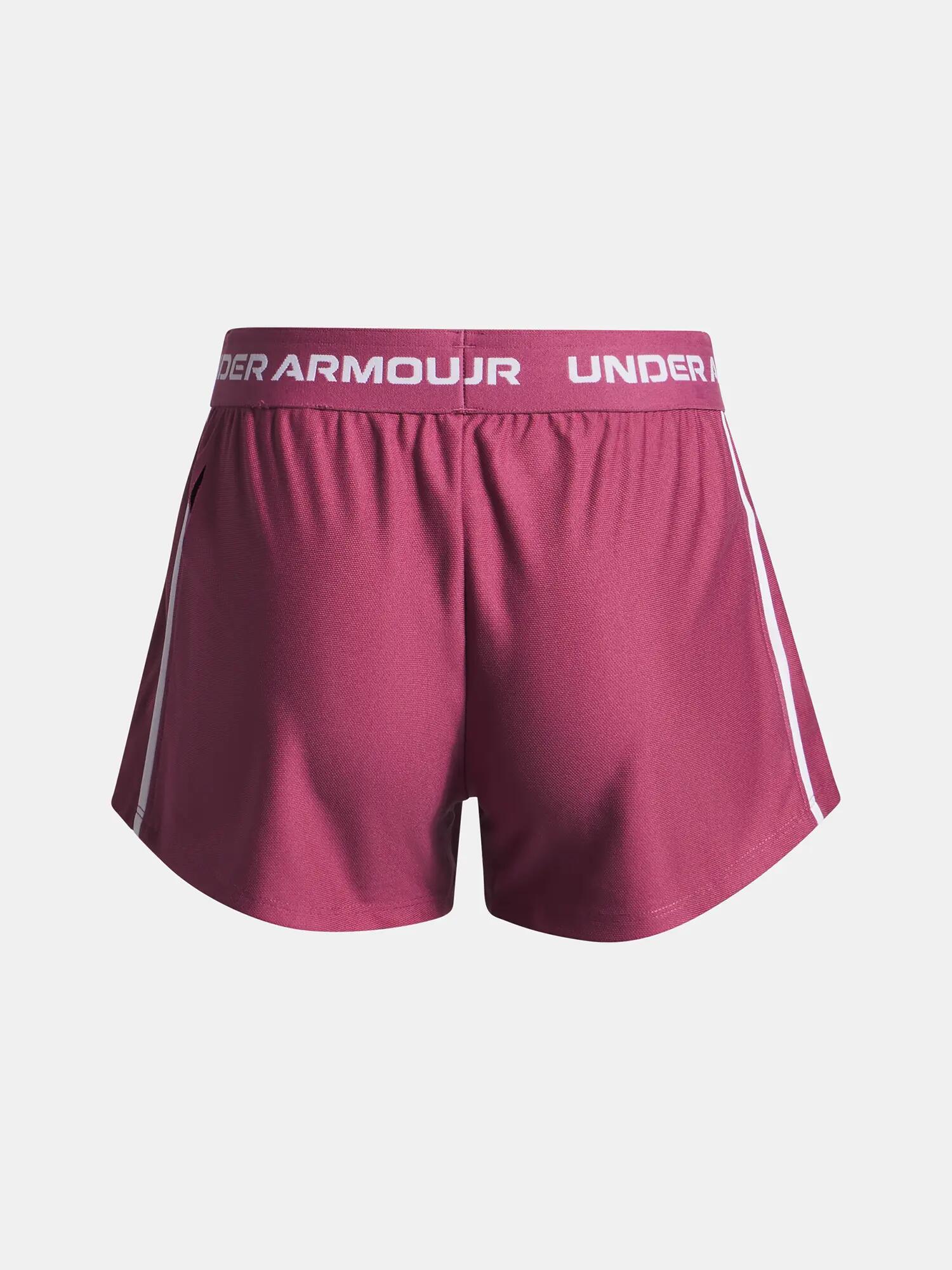 Lányka rövidnadrág Under Armour G Tech Play Up Short-RED 4/5