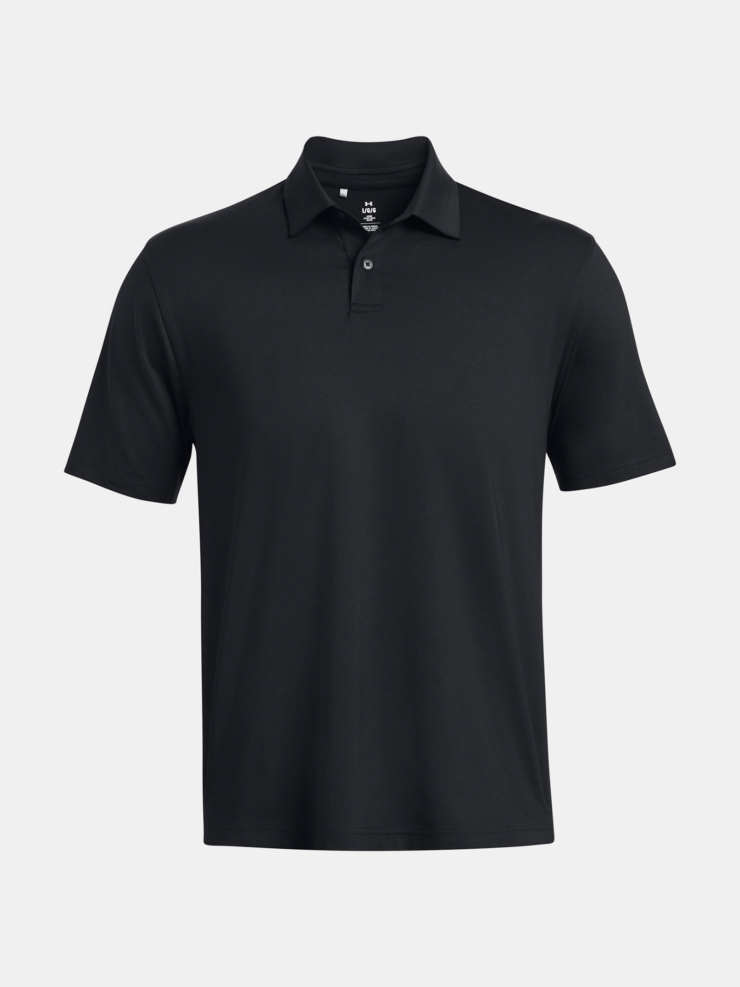 "T2G" Poloshirt für Herren Schwarz 3/4