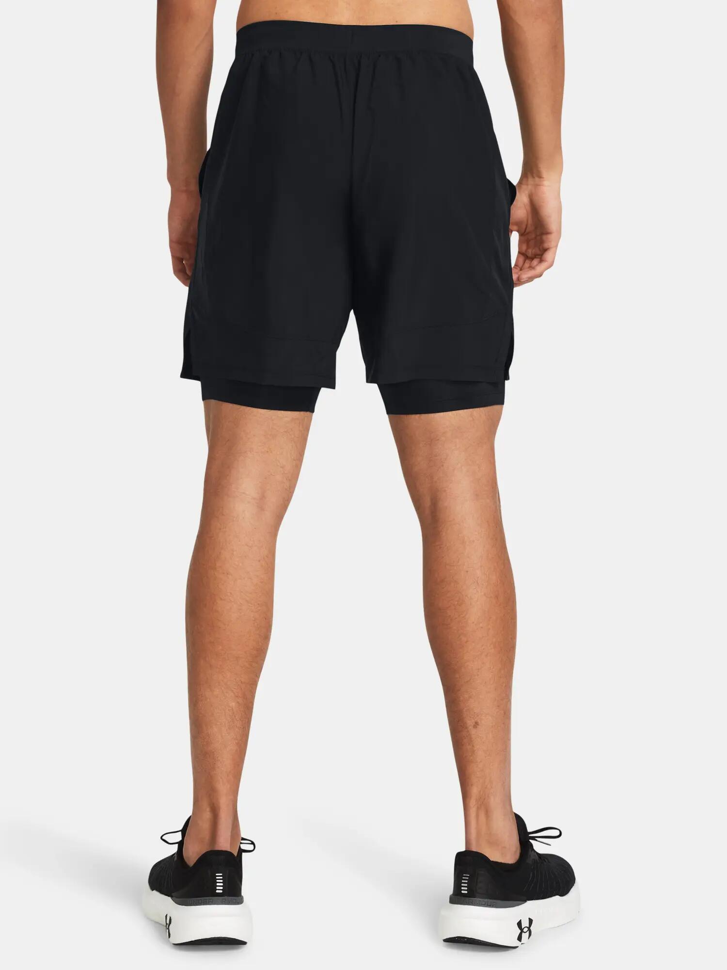 Heren hardloopshorts Under Armour Launch 7" 2IN1 2/6