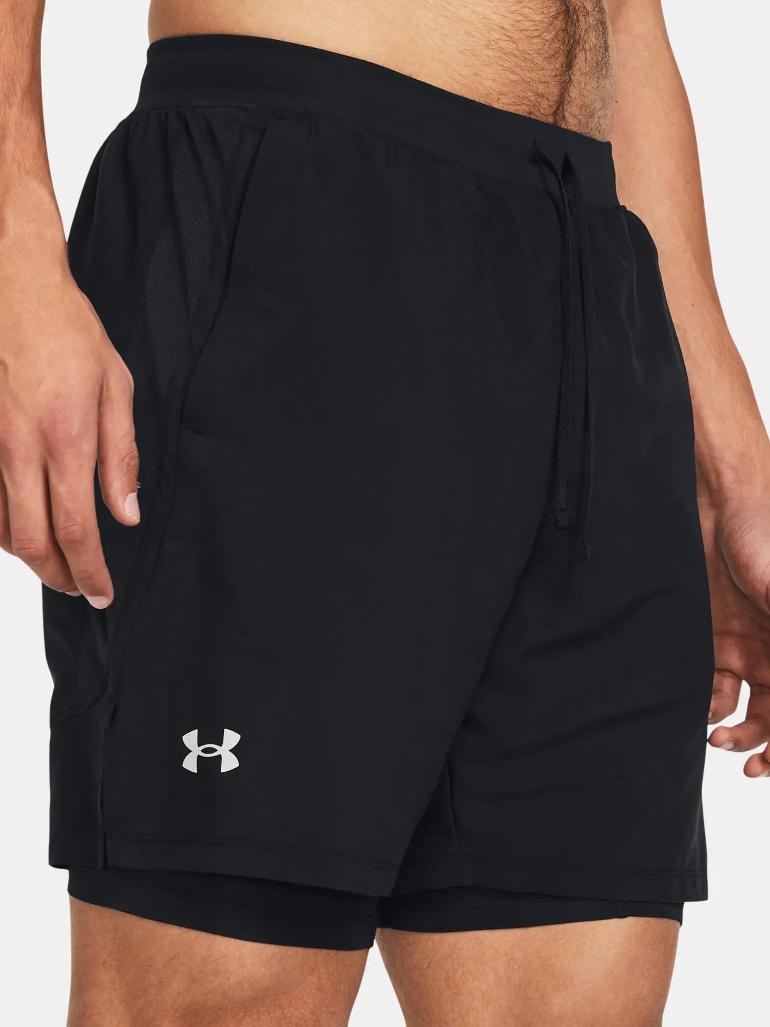 Heren hardloopshorts Under Armour Launch 7" 2IN1 5/6