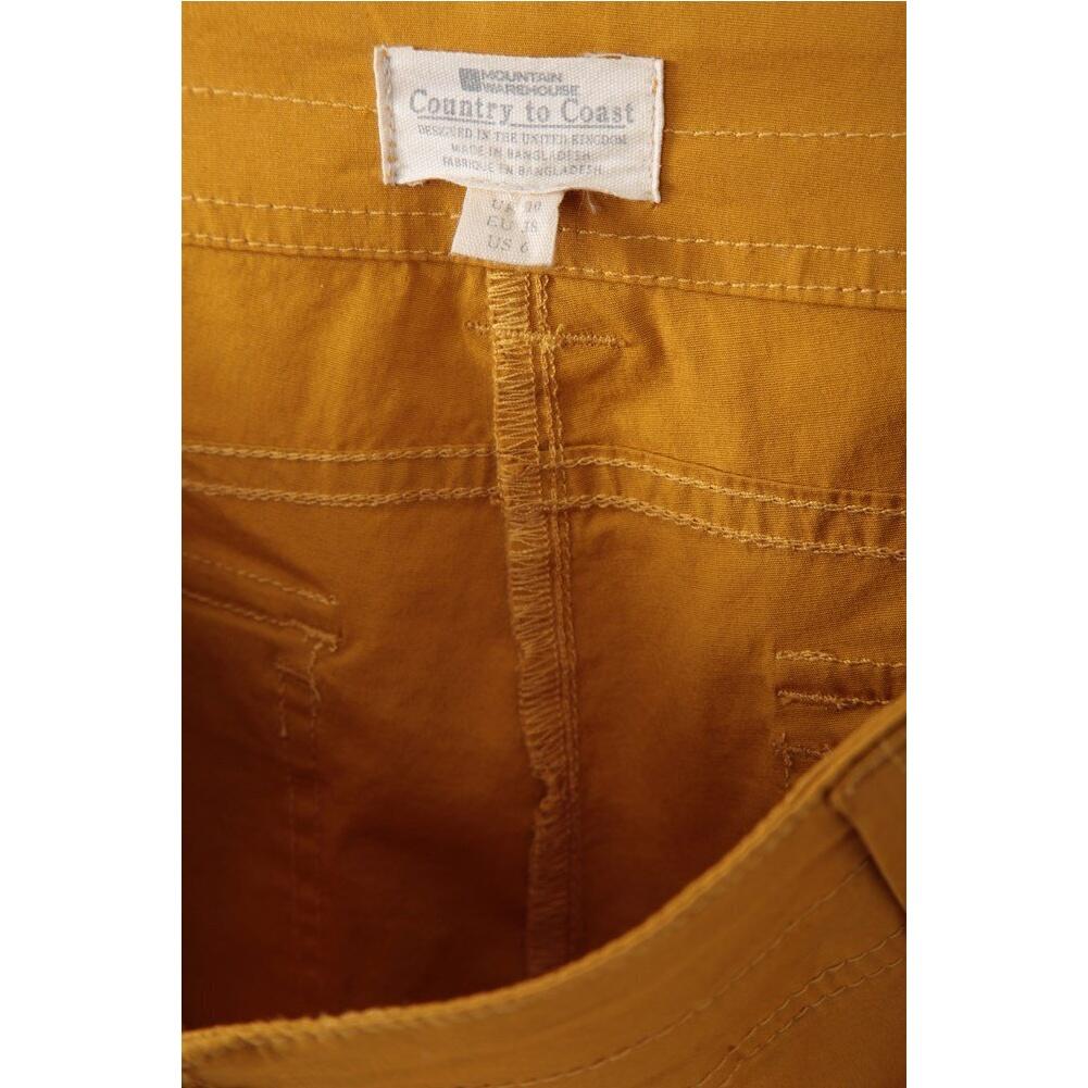 Pantaloncini Elasticizzato Donna Mountain Warehouse Coast Giallo 4/4