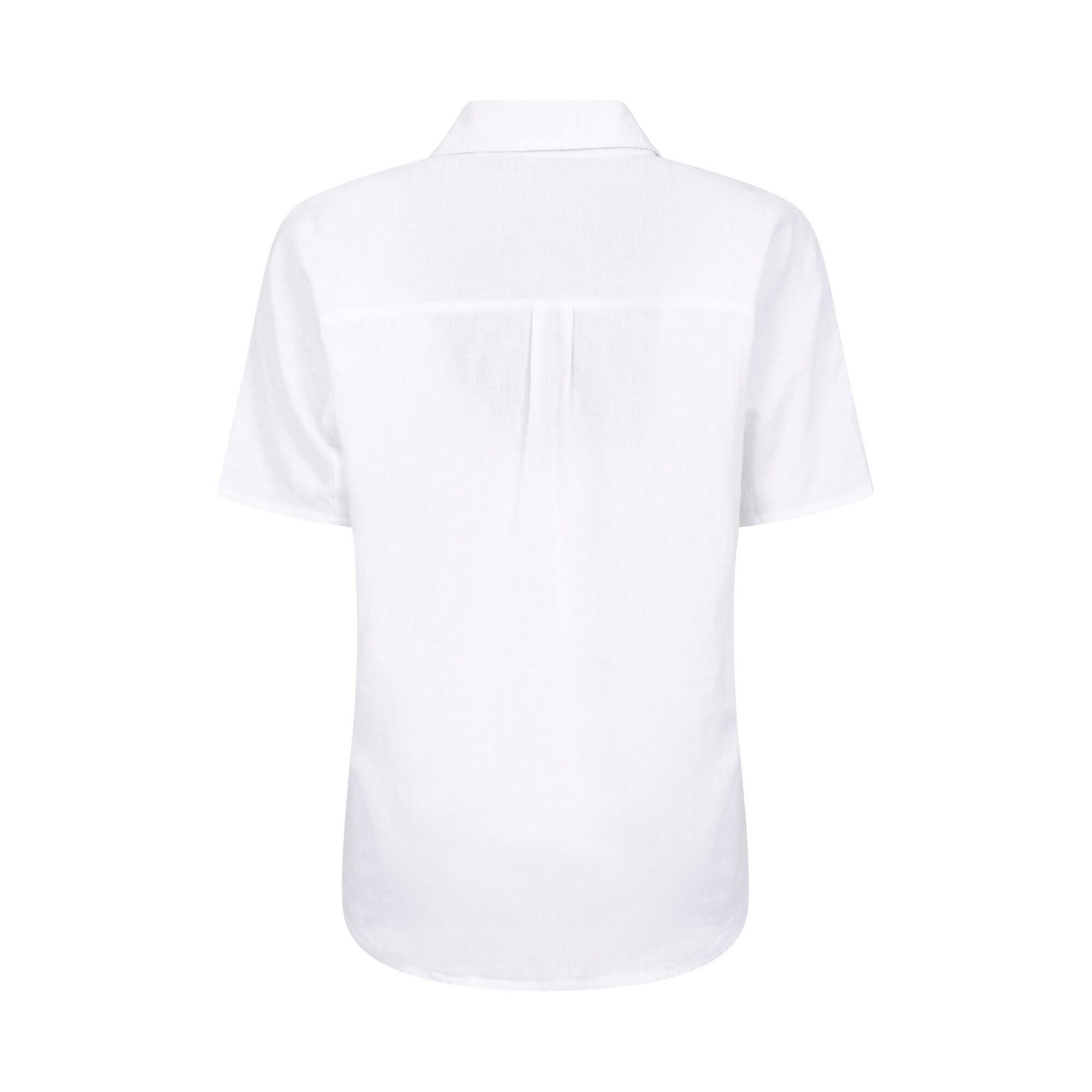 Camicia Maniche Corte Donna Mountain Warehouse Breeze II Bianco 2/4