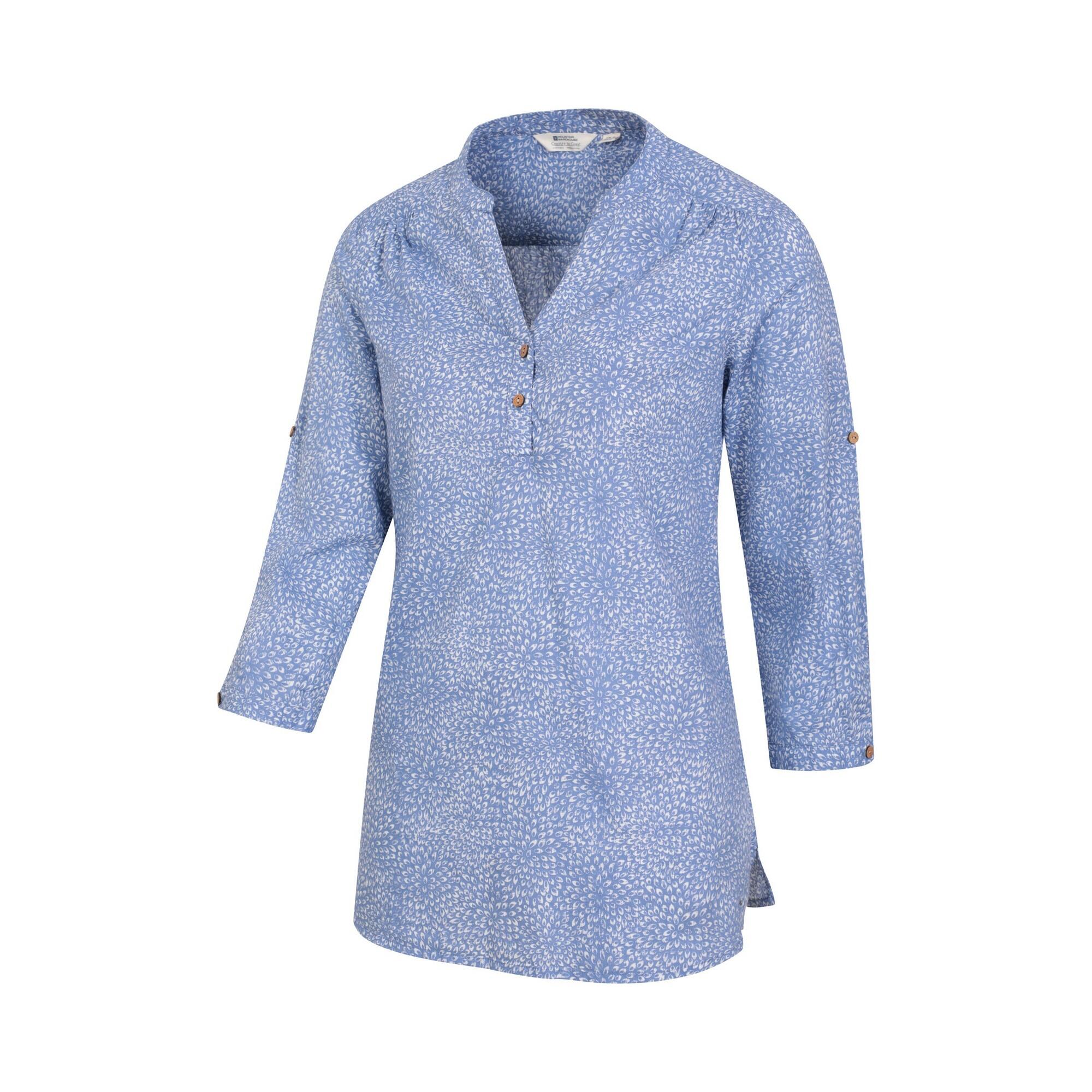 Blouse PETRA Femme (Maïs Bleu) 4/4