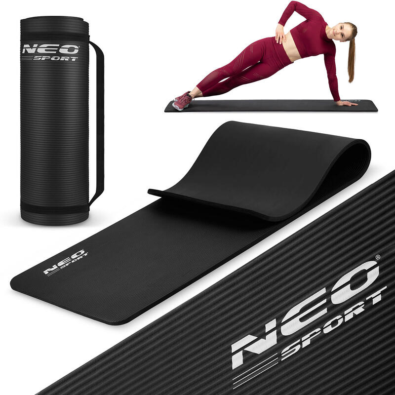 Esterilla de pilates yoga Neo-Sport Negro