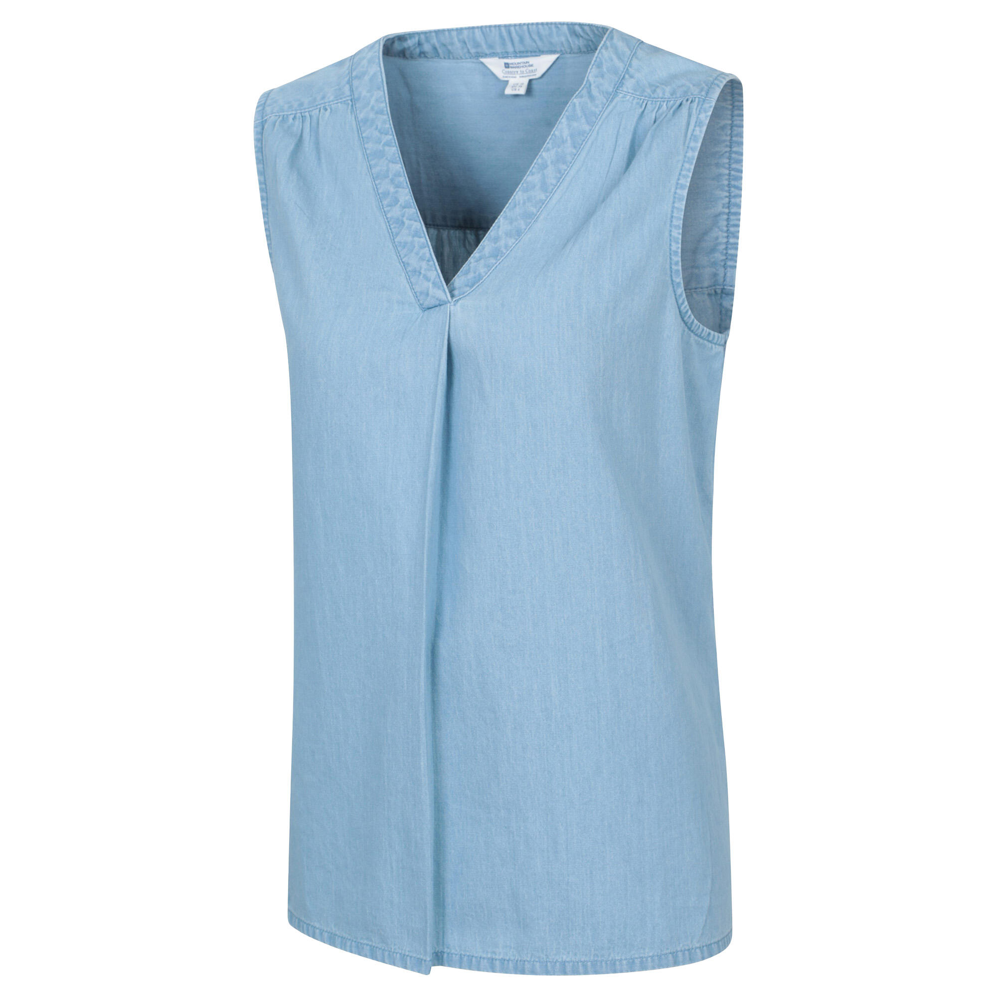 Haut Sans Manches TUSCANY Femme (Bleu Clair) 3/4