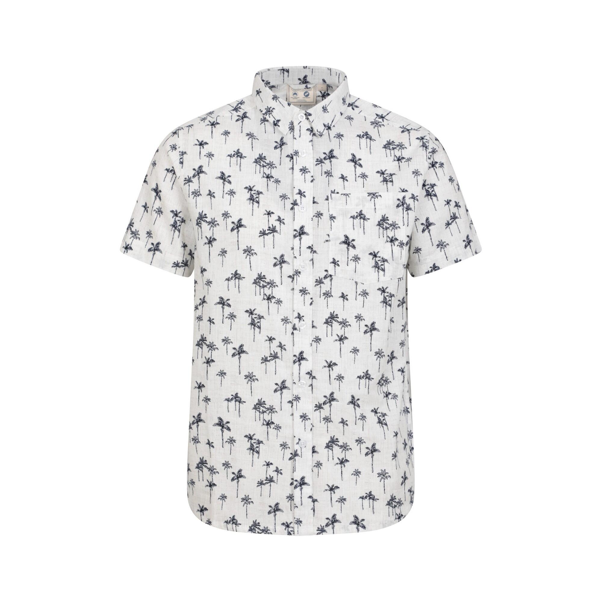 MOUNTAIN WAREHOUSE Camicia Palma Uomo Mountain Warehouse Preston Illustration Bianco Spento