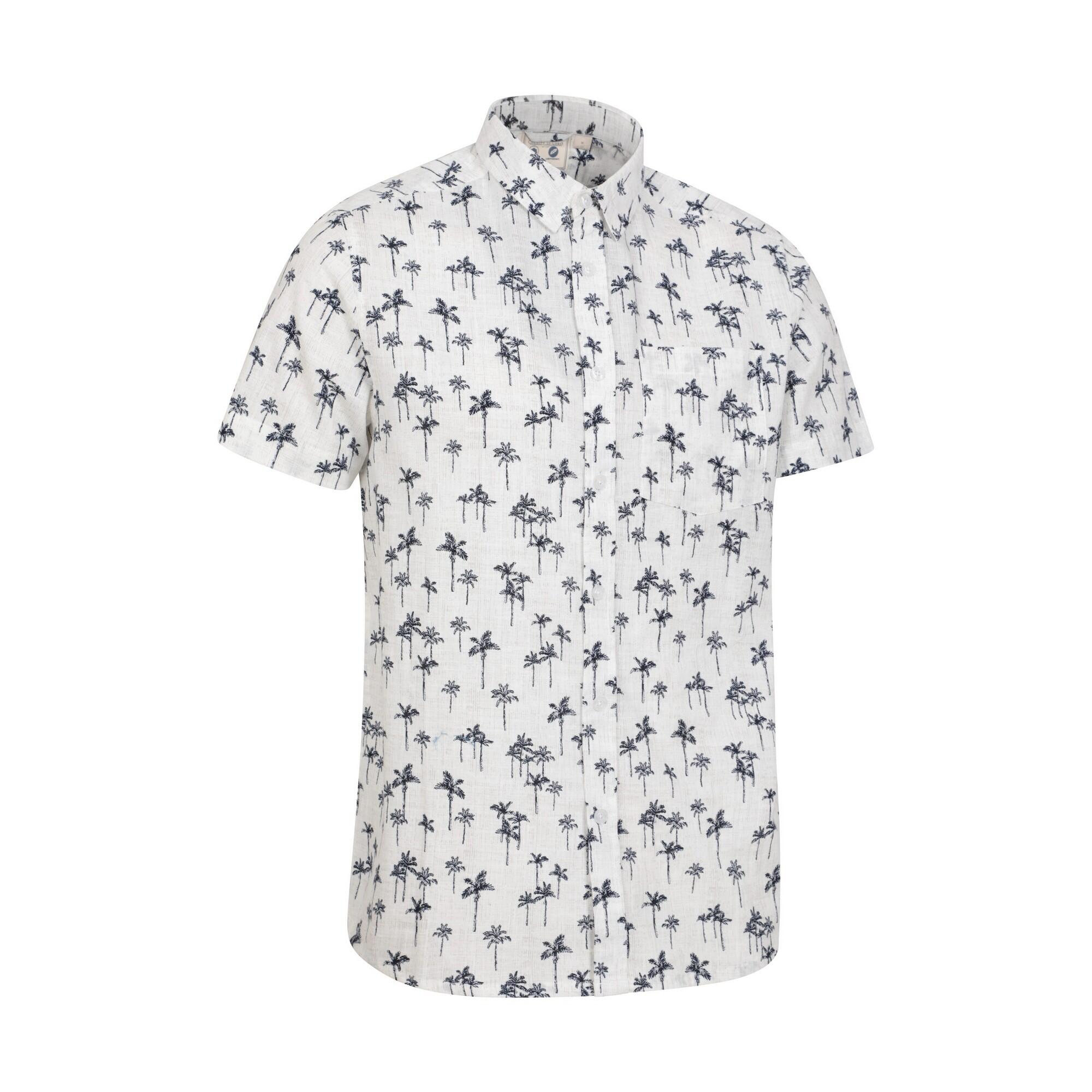 Camicia Palma Uomo Mountain Warehouse Preston Illustration Bianco Spento 4/4