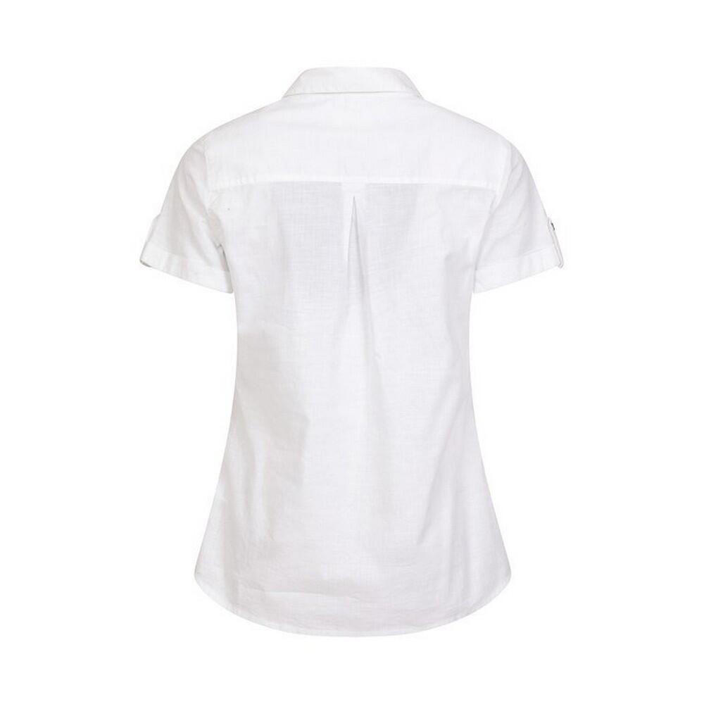 Camicia Maniche Corte Donna Mountain Warehouse Coconut Bianco 2/5