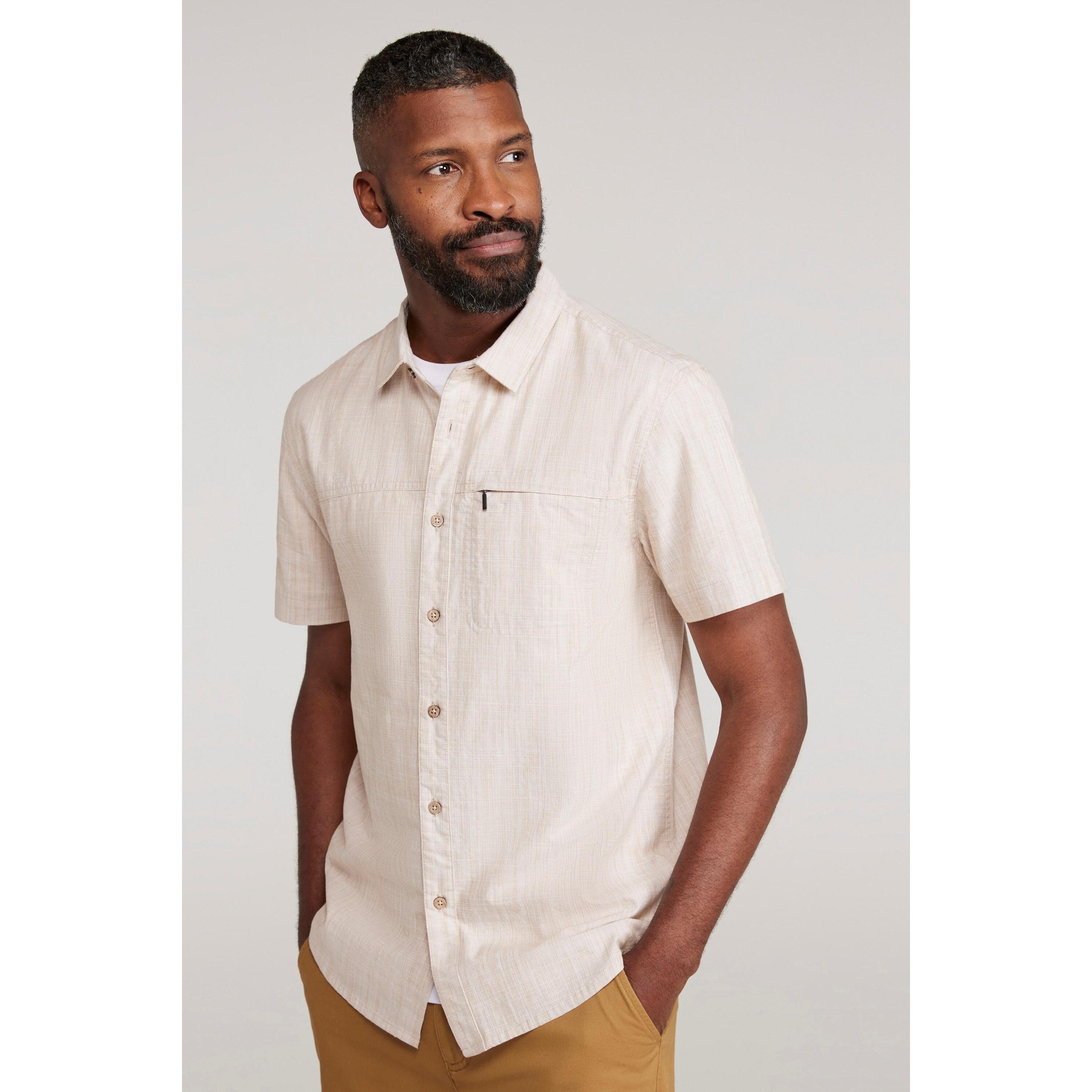 MOUNTAIN WAREHOUSE Camicia Maniche Corte Uomo Mountain Warehouse Coconut Beige