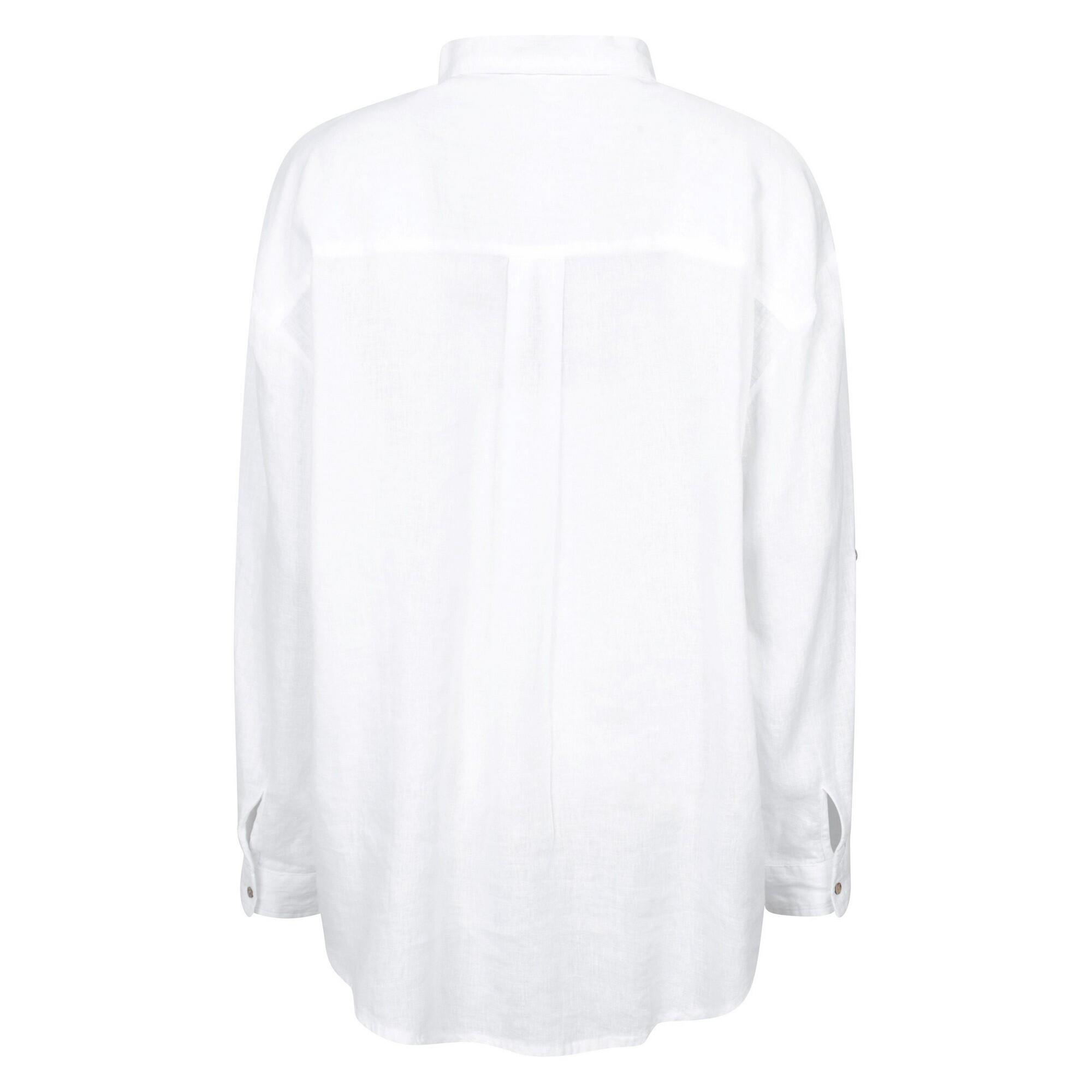 Chemisier SANTIAGO Femme (Blanc) 2/4