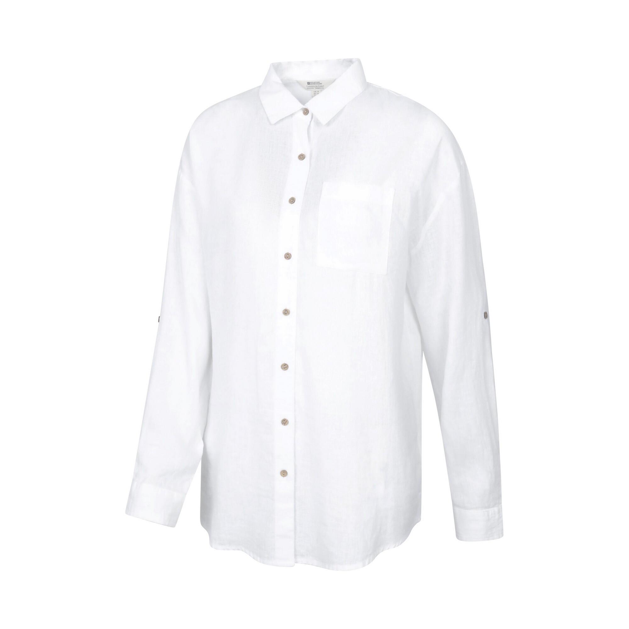 Chemisier SANTIAGO Femme (Blanc) 4/4