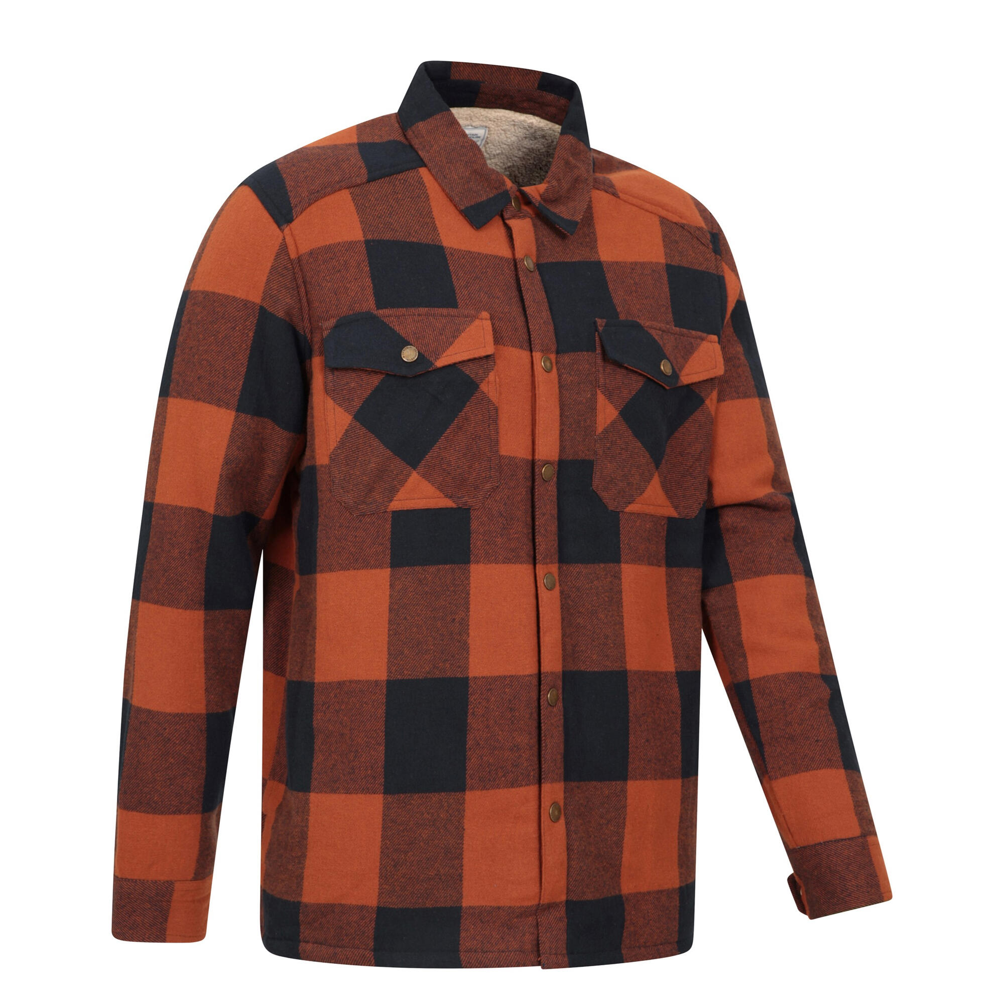 Chemise Doublée PINN Homme (Orange Foncé) 3/4