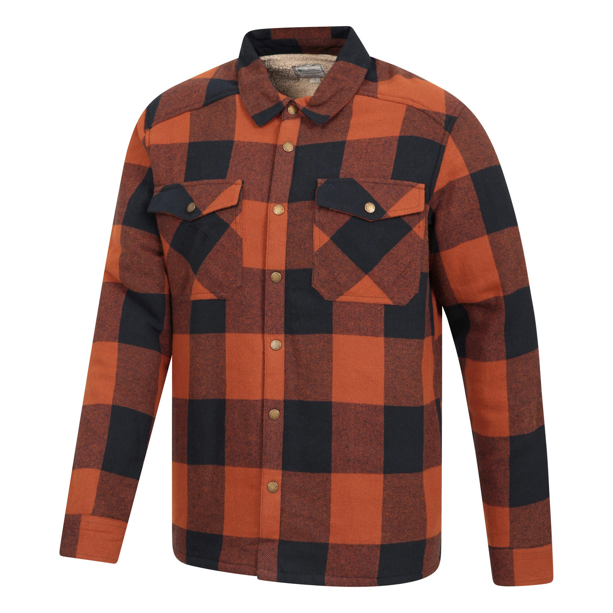 Chemise Doublée PINN Homme (Orange Foncé) 4/4