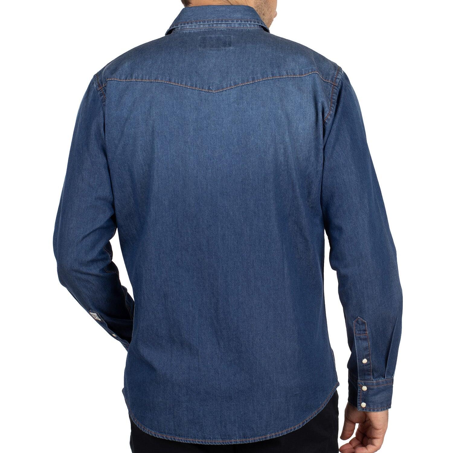 Chemise denim ML homme 2/5
