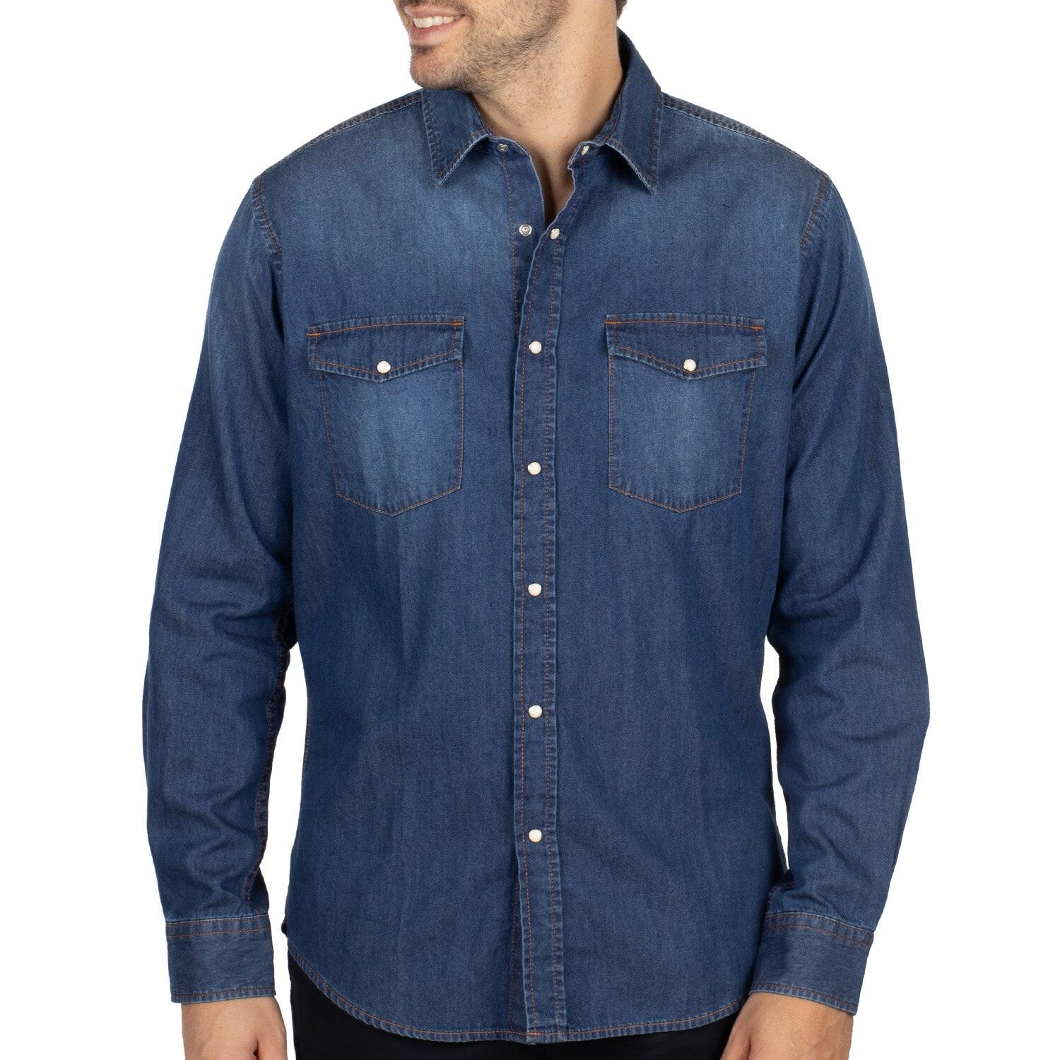 Chemise denim ML homme 1/5