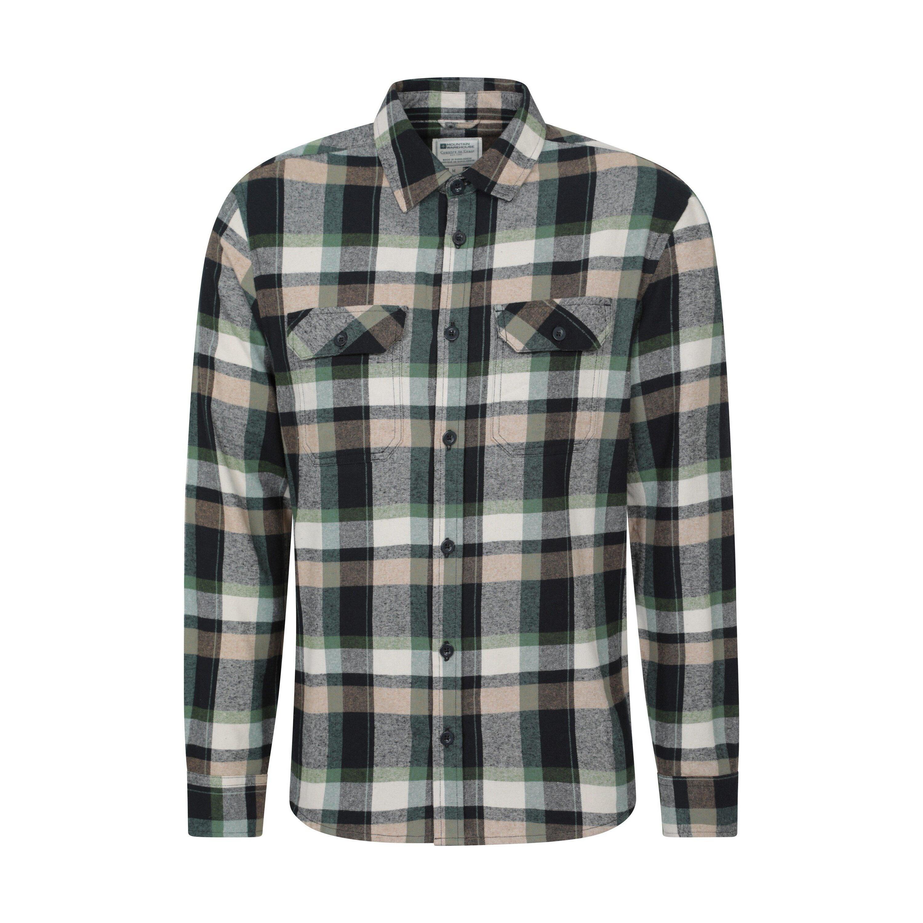 MOUNTAIN WAREHOUSE Camicia Manica Lunga Uomo Mountain Warehouse Trace Cachi Scuro