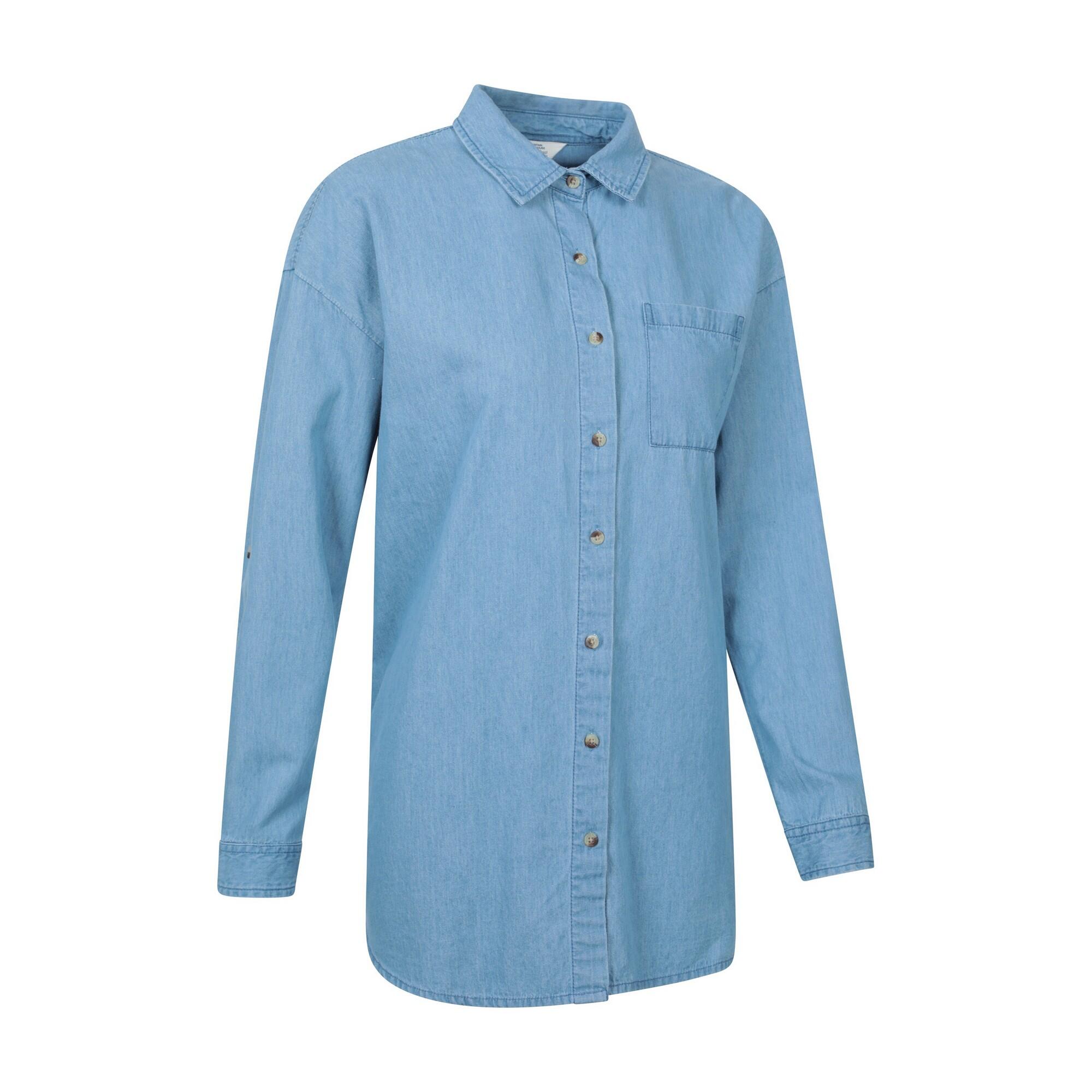 Chemisier SANTIAGO Femme (Bleu Pâle) 3/4
