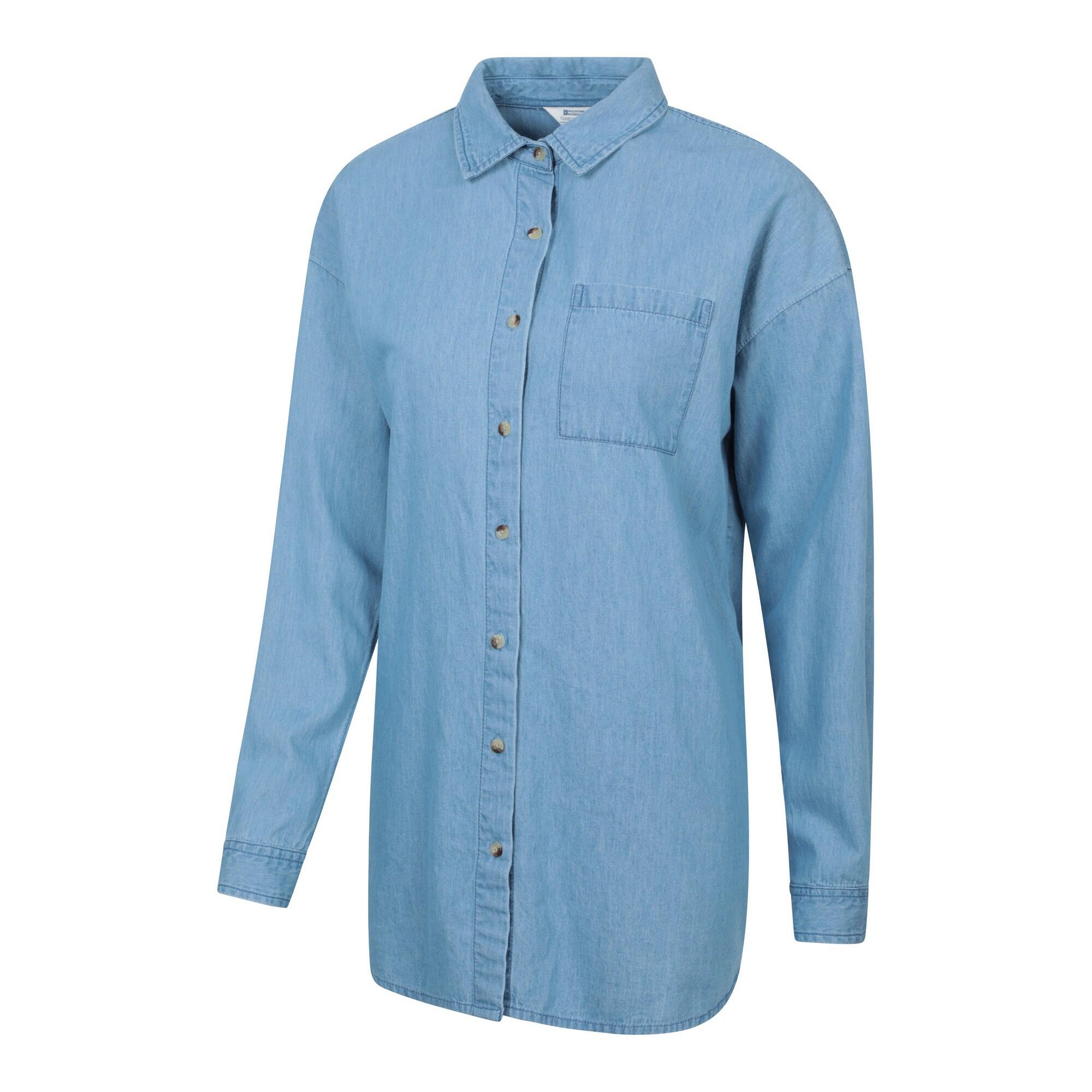 Chemisier SANTIAGO Femme (Bleu Pâle) 4/4