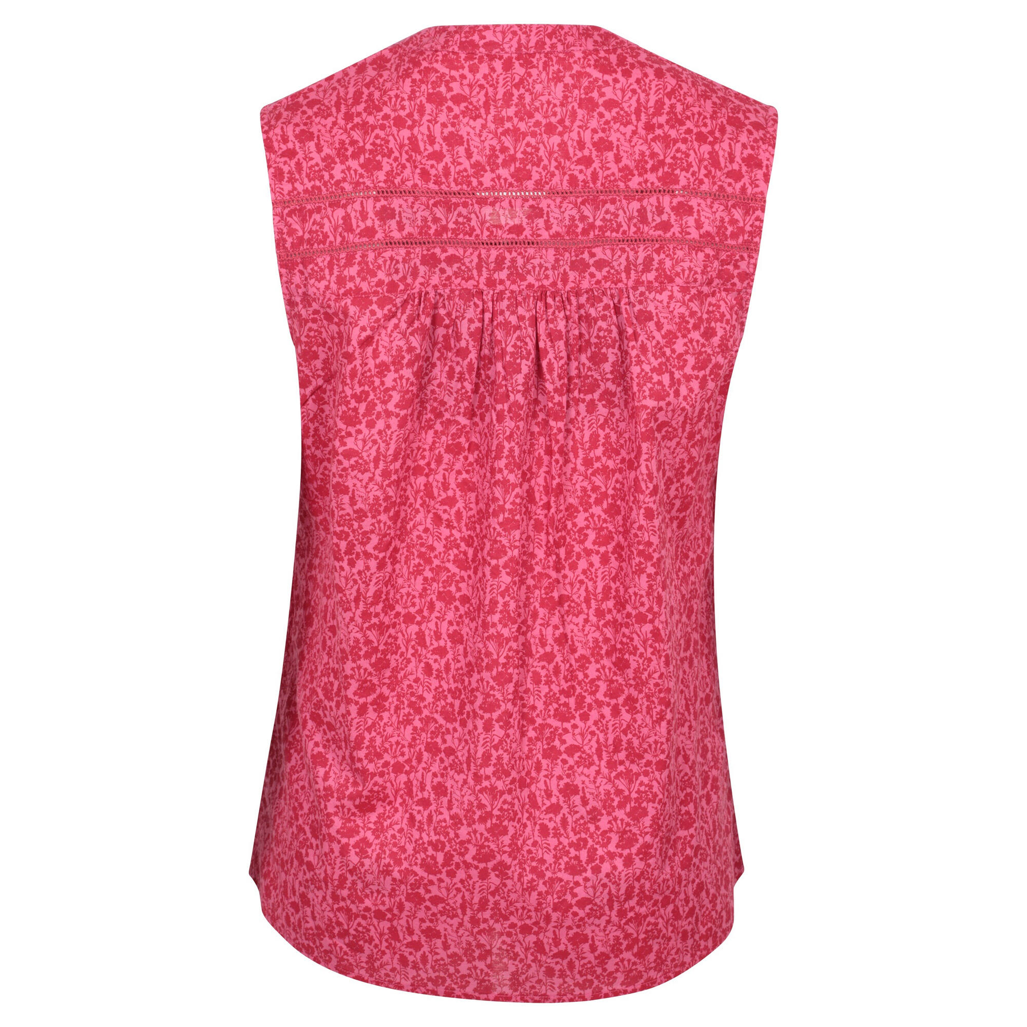 Chemisier Sans Manches PETRA Femme (Rouge) 2/4