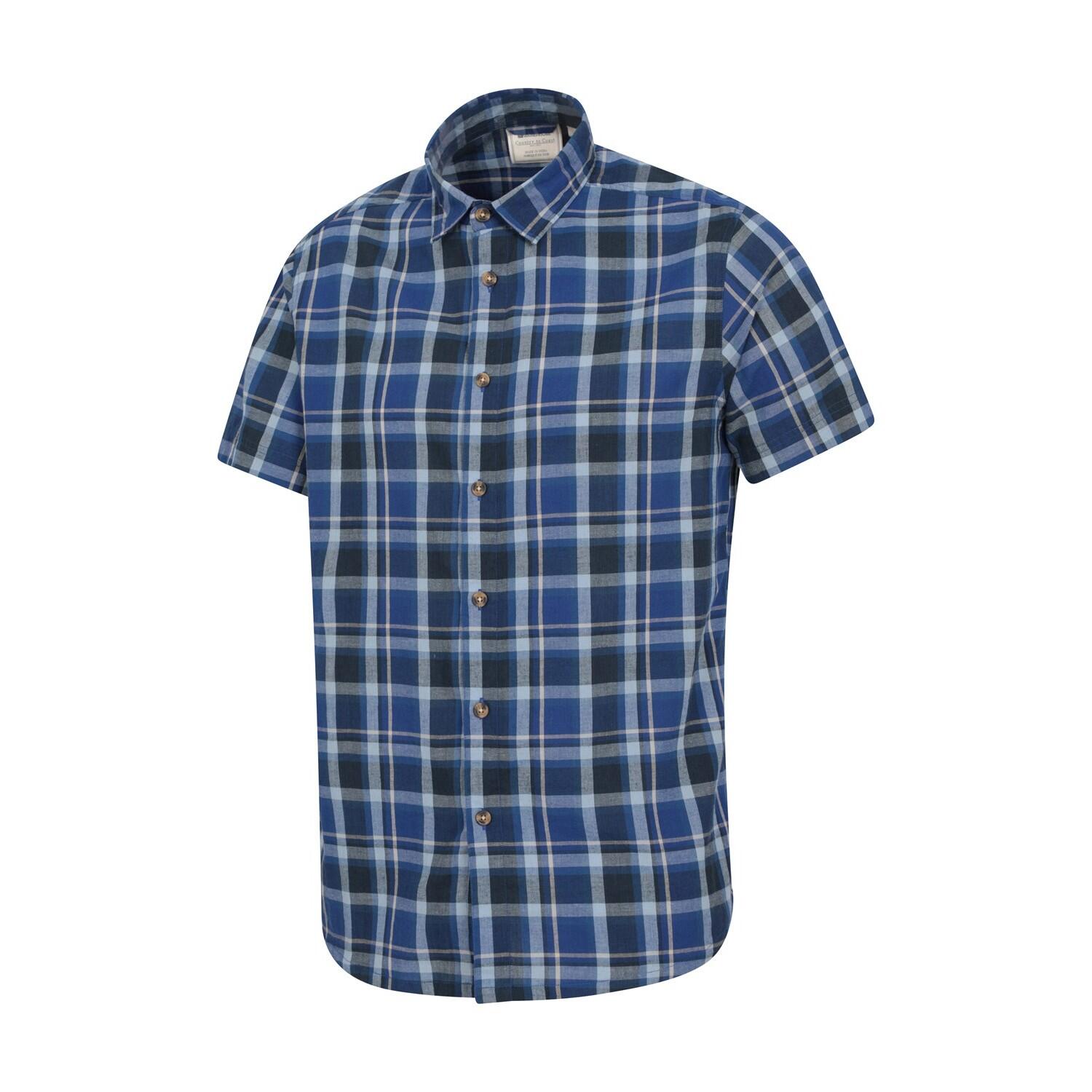 Camicia Uomo Mountain Warehouse Weekender Blu Acceso 3/4