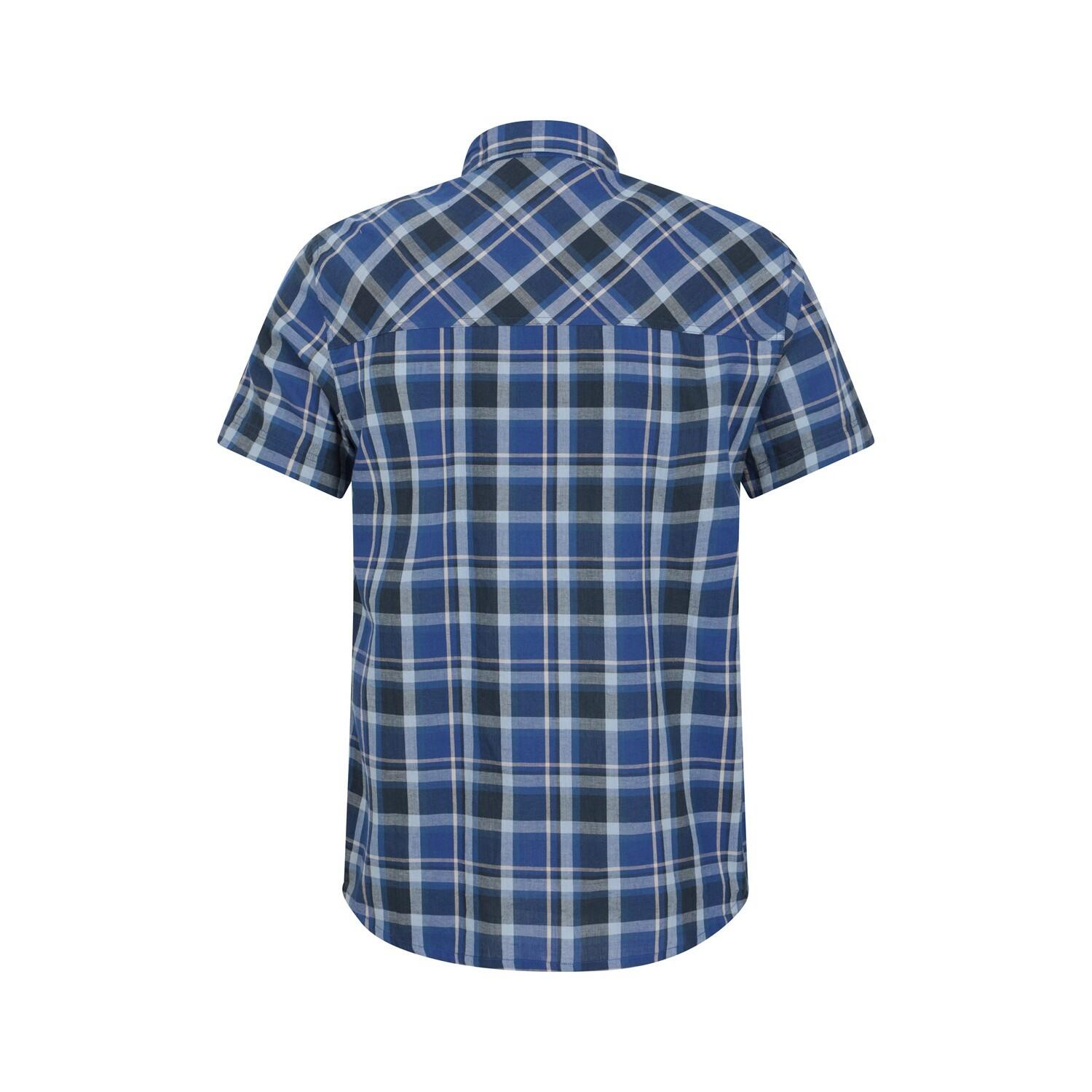 Camicia Uomo Mountain Warehouse Weekender Blu Acceso 2/4