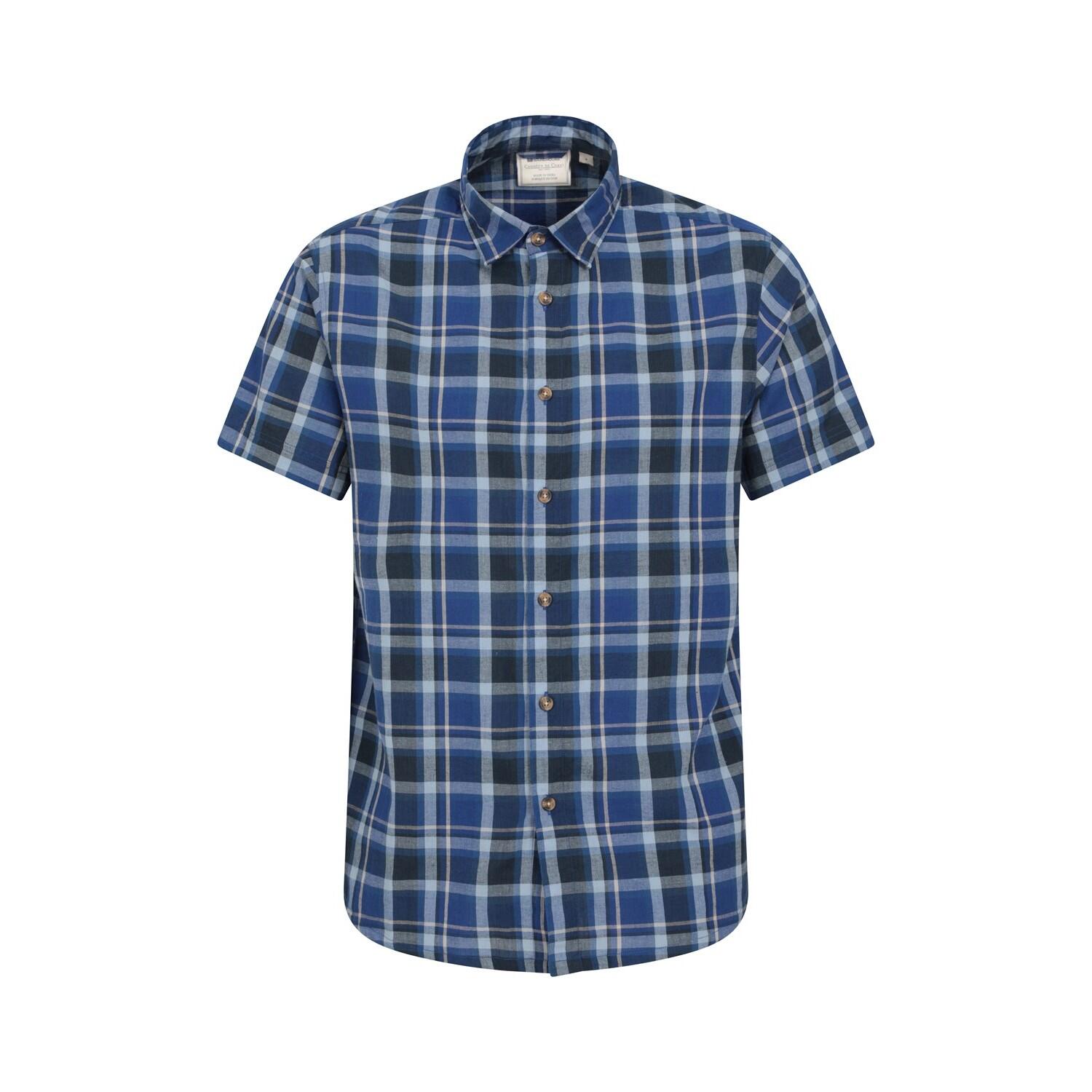 MOUNTAIN WAREHOUSE Camicia Uomo Mountain Warehouse Weekender Blu Acceso