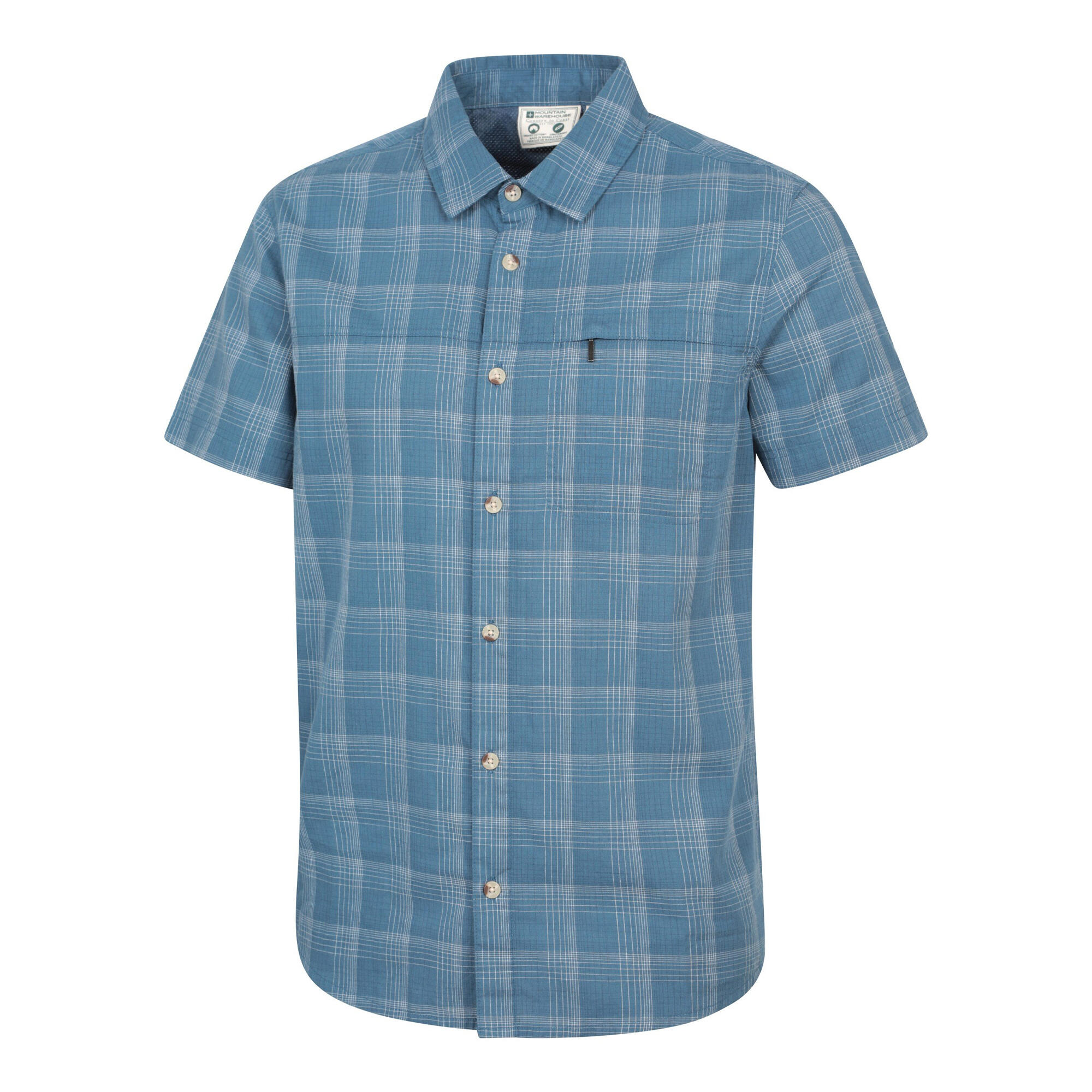 Camicia Uomo Mountain Warehouse Holiday Blu Scuro 3/4