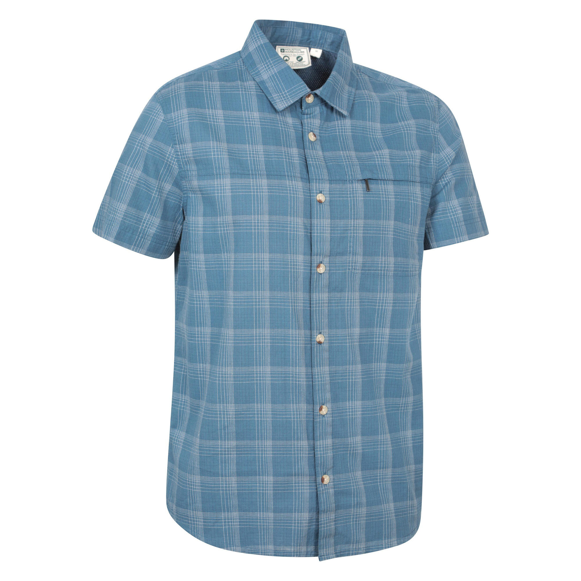 Camicia Uomo Mountain Warehouse Holiday Blu Scuro 4/4