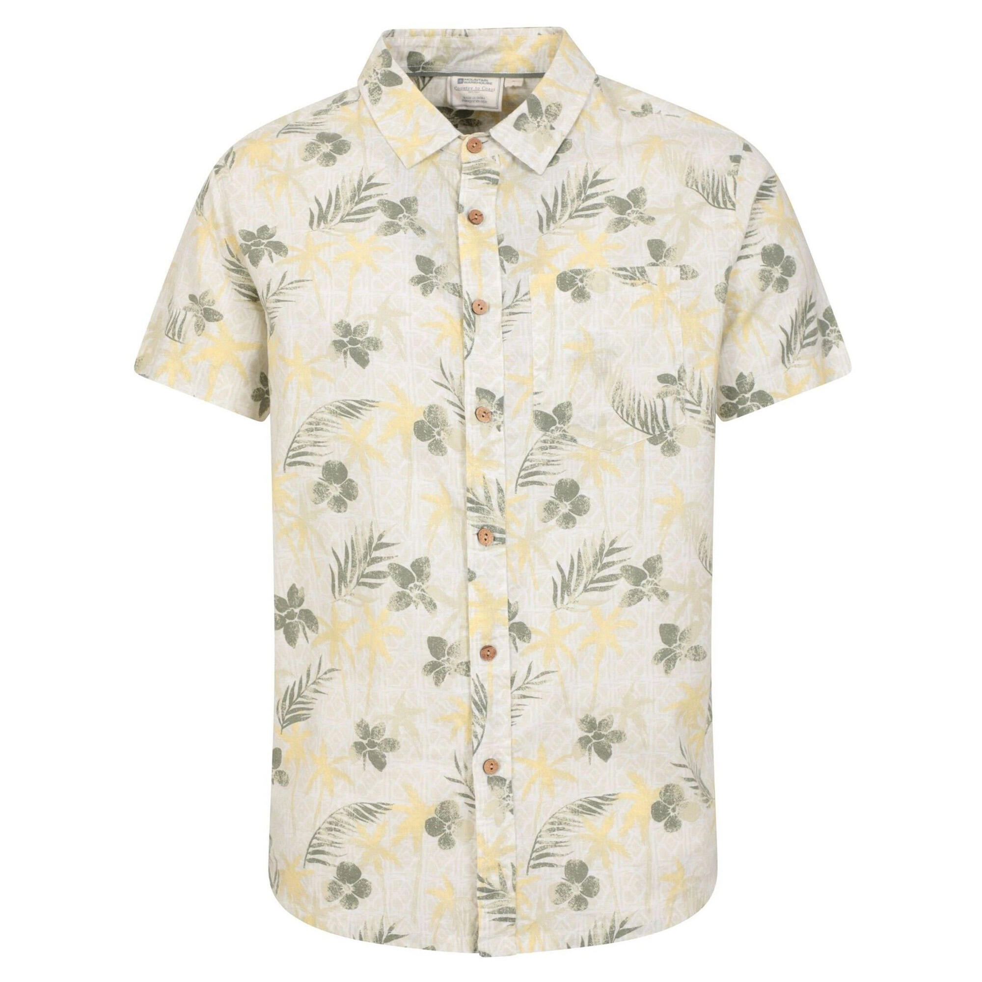 MOUNTAIN WAREHOUSE Camicia Tropicale Maniche Corte Uomo Mountain Warehouse Kaki
