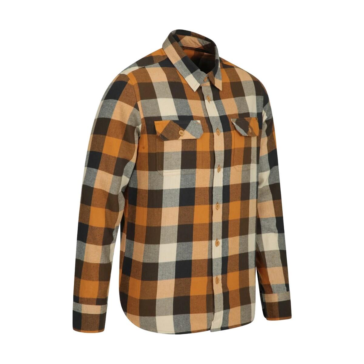 Camicia Manica Lunga Uomo Mountain Warehouse Trace Ruggine 4/4