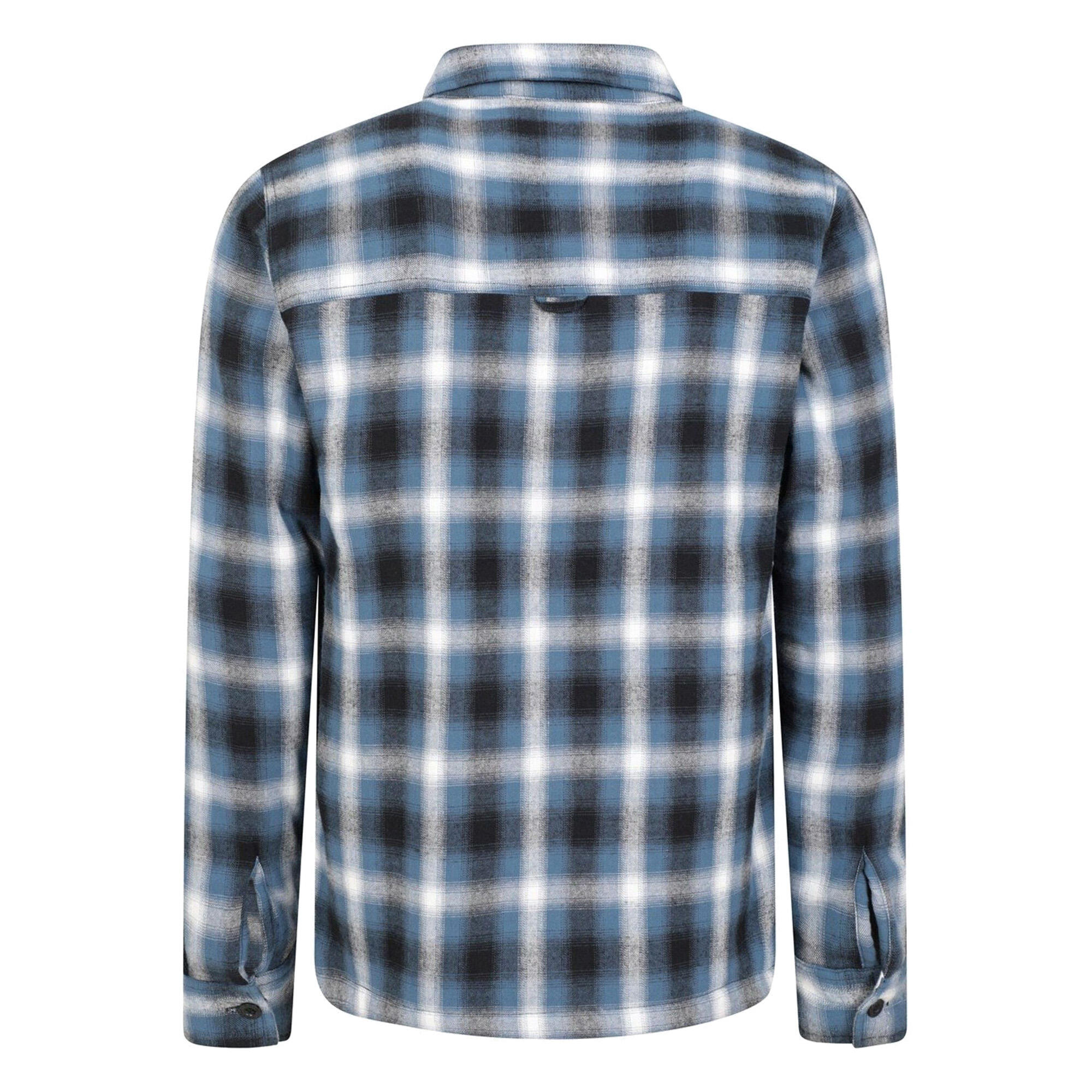 Mens Stream II Flannel Lined Shirt (Blue) 2/3