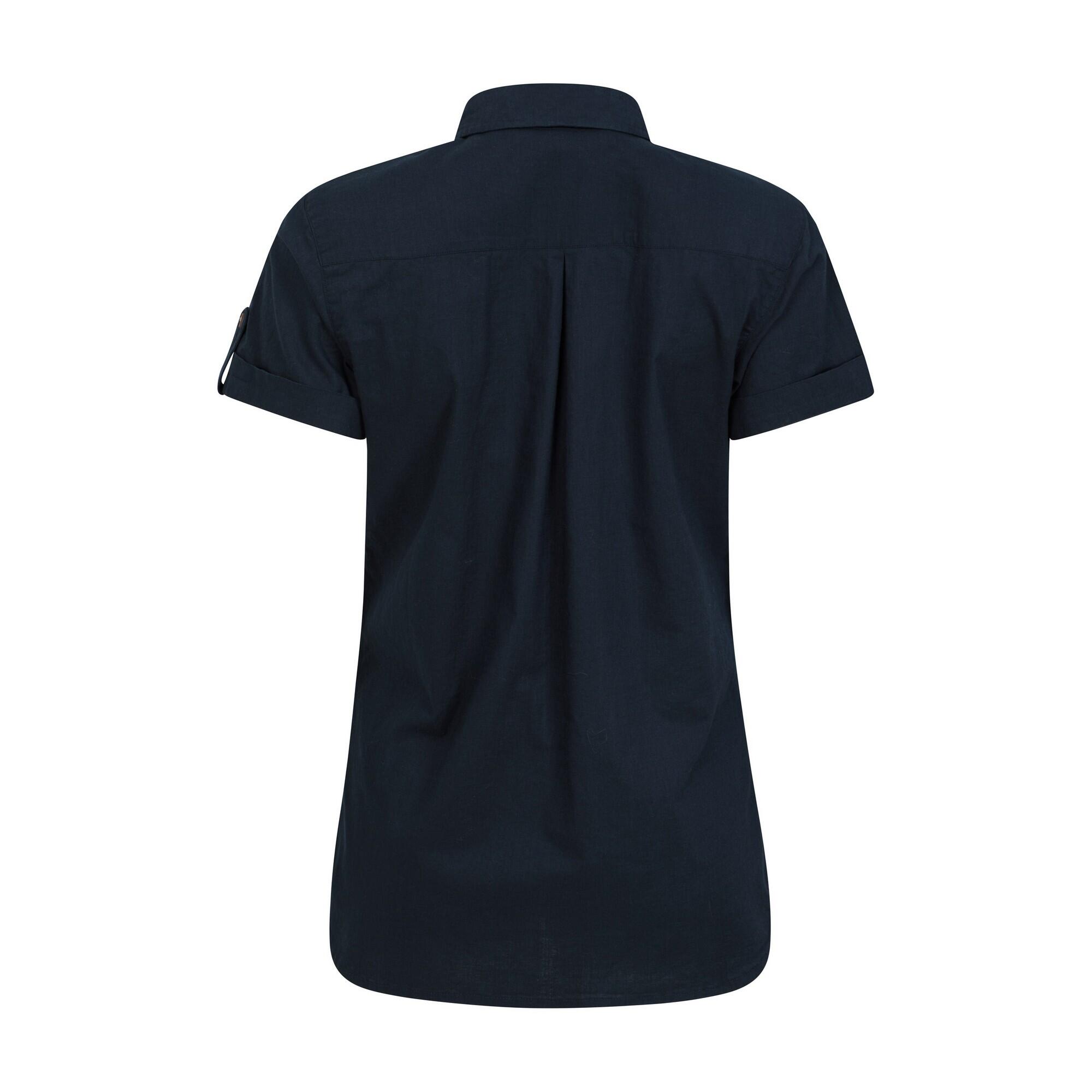 "Coconut" Hemd für kurzärmlig Damen Dunkelblau 2/4