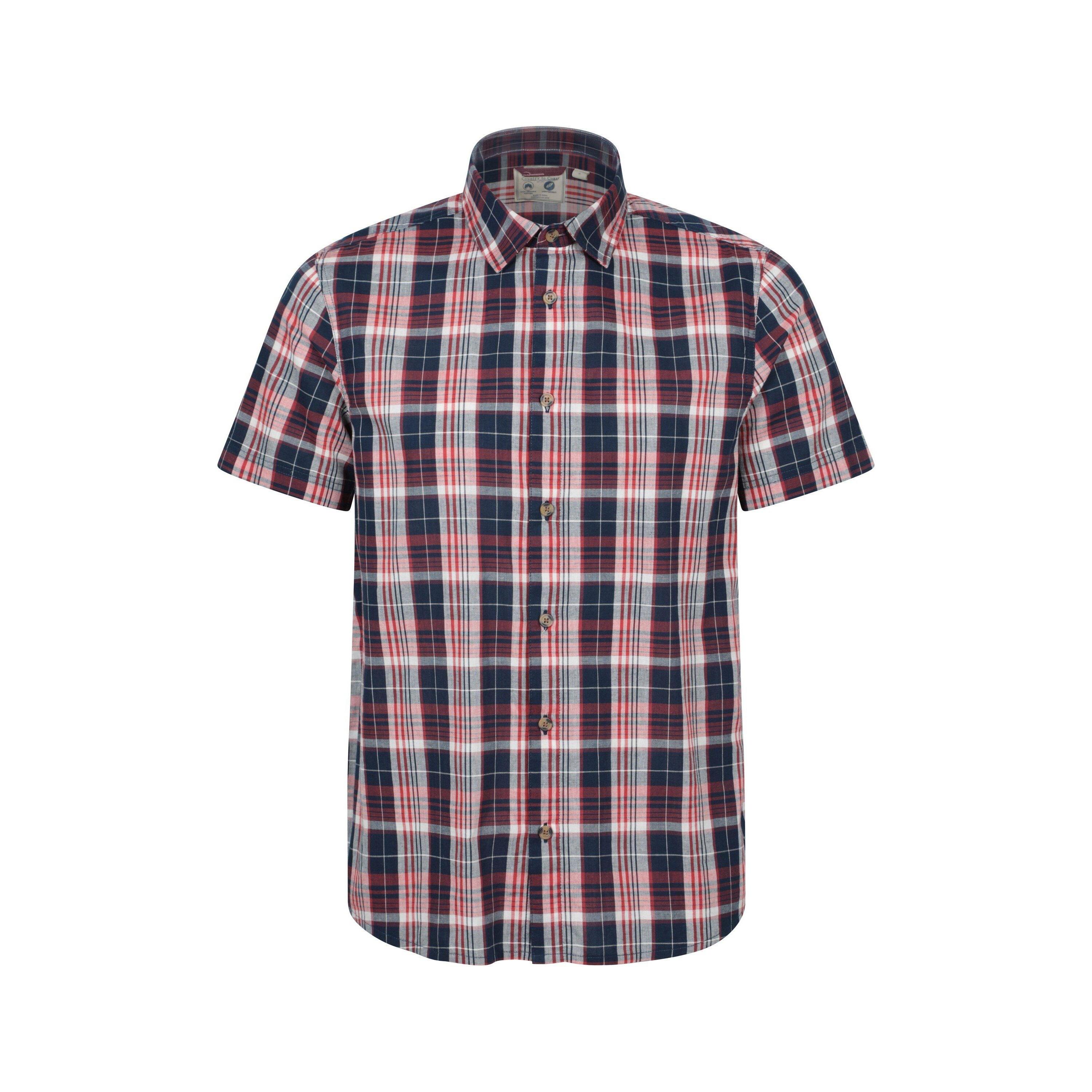 MOUNTAIN WAREHOUSE Mens Weekender Shirt (Dark Red)
