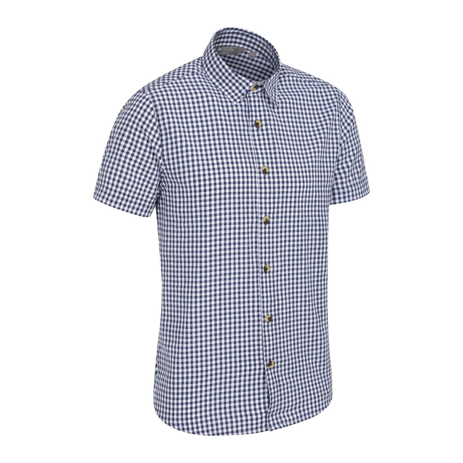 Camicia Uomo Mountain Warehouse Weekender Blu Navy 3/4