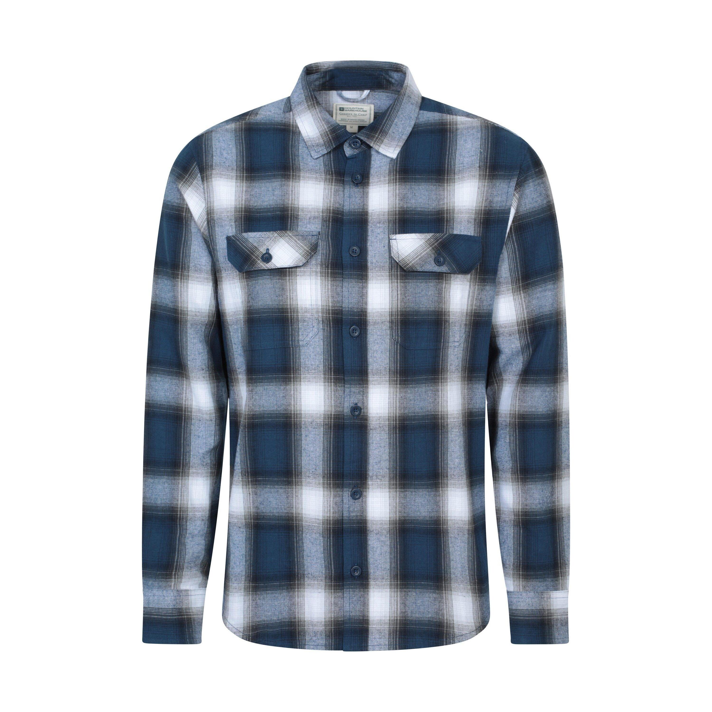 MOUNTAIN WAREHOUSE Camicia Manica Lunga Uomo Mountain Warehouse Trace Blu Mais