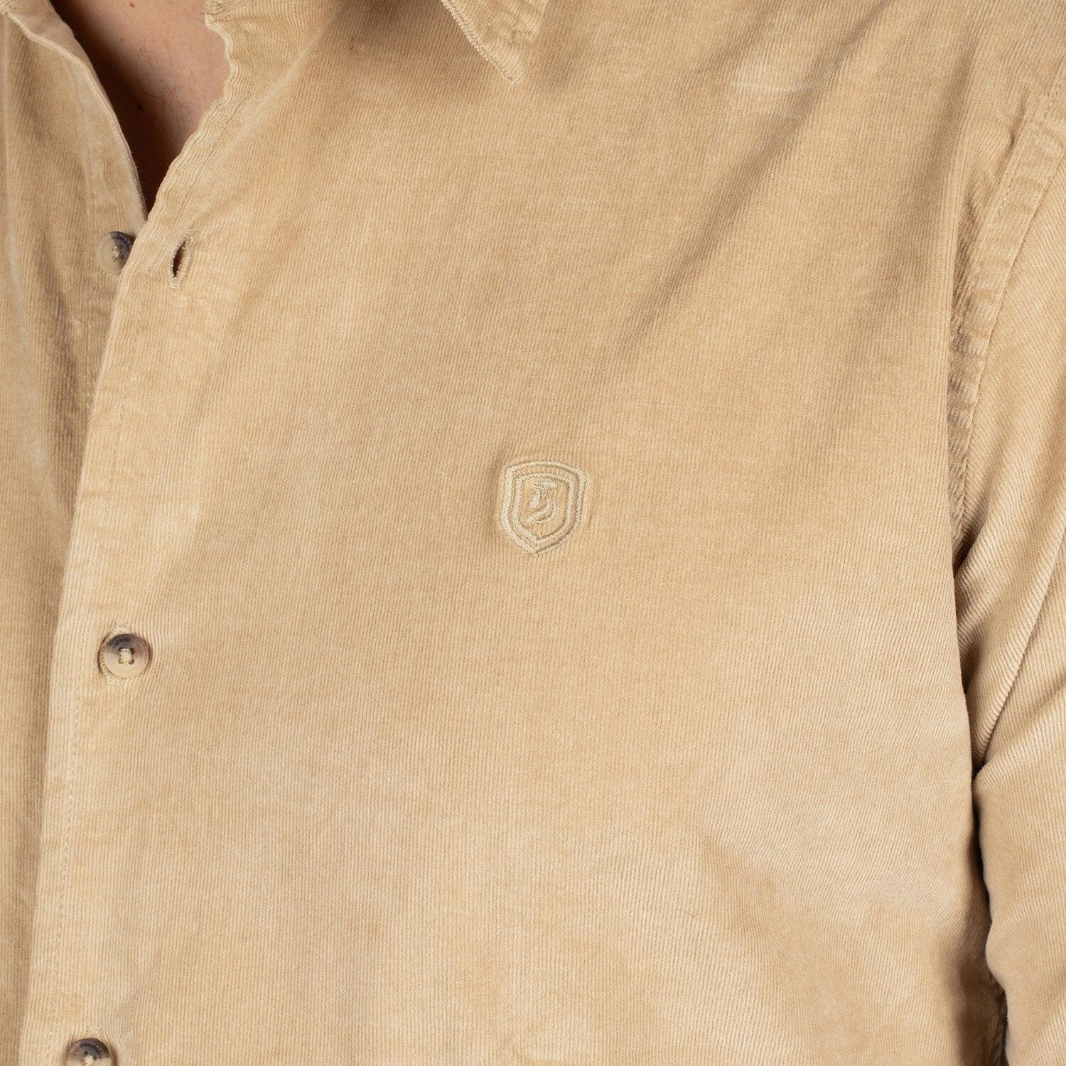 Chemise smooth velours homme 3/4
