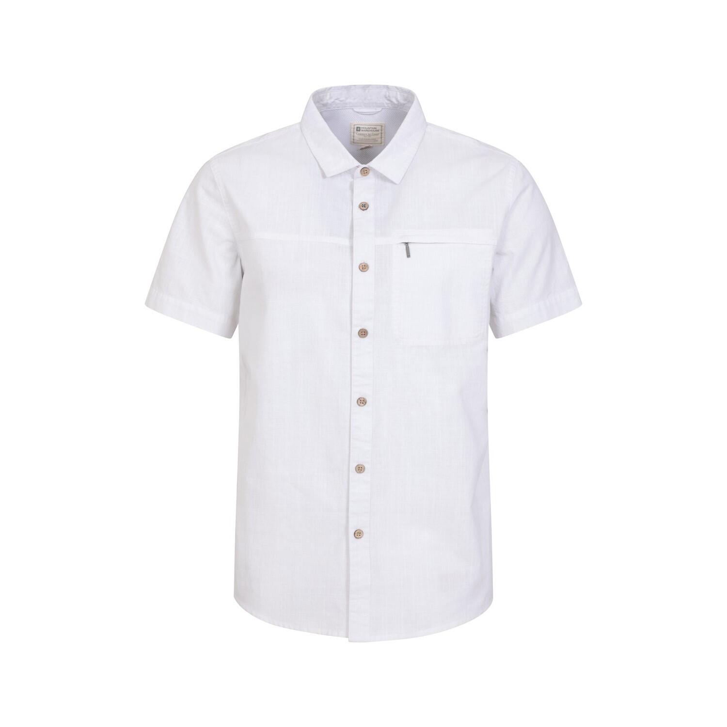 MOUNTAIN WAREHOUSE Camicia Maniche Corte Uomo Mountain Warehouse Coconut Bianco