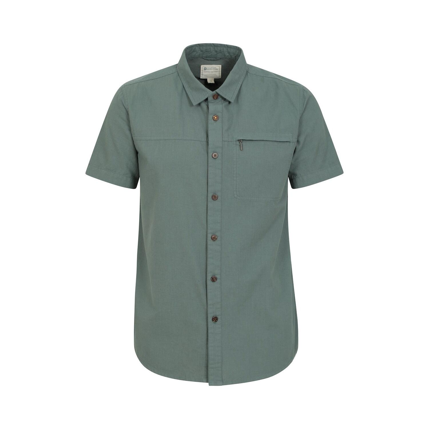 MOUNTAIN WAREHOUSE Camicia Maniche Corte Uomo Mountain Warehouse Coconut Verde