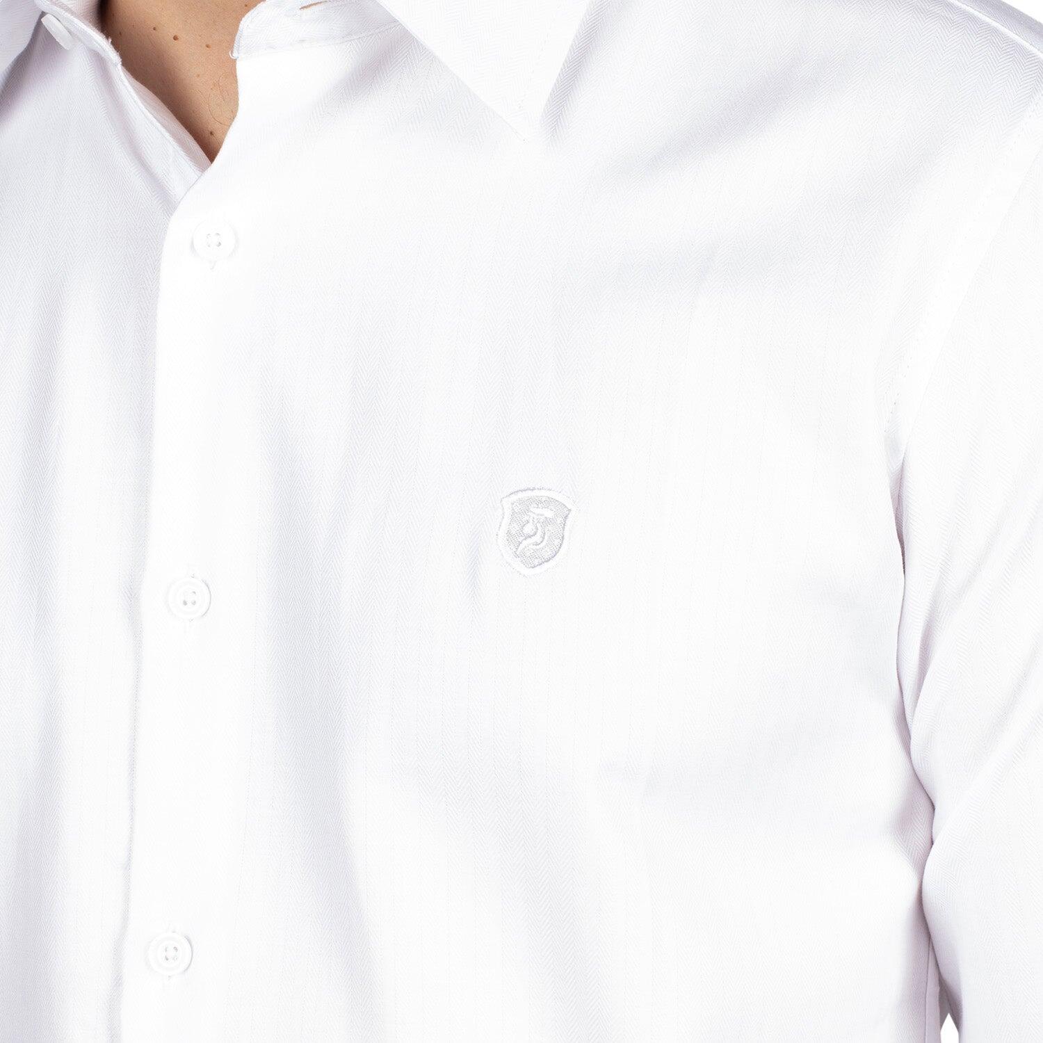 Chemise blason unie homme 4/4