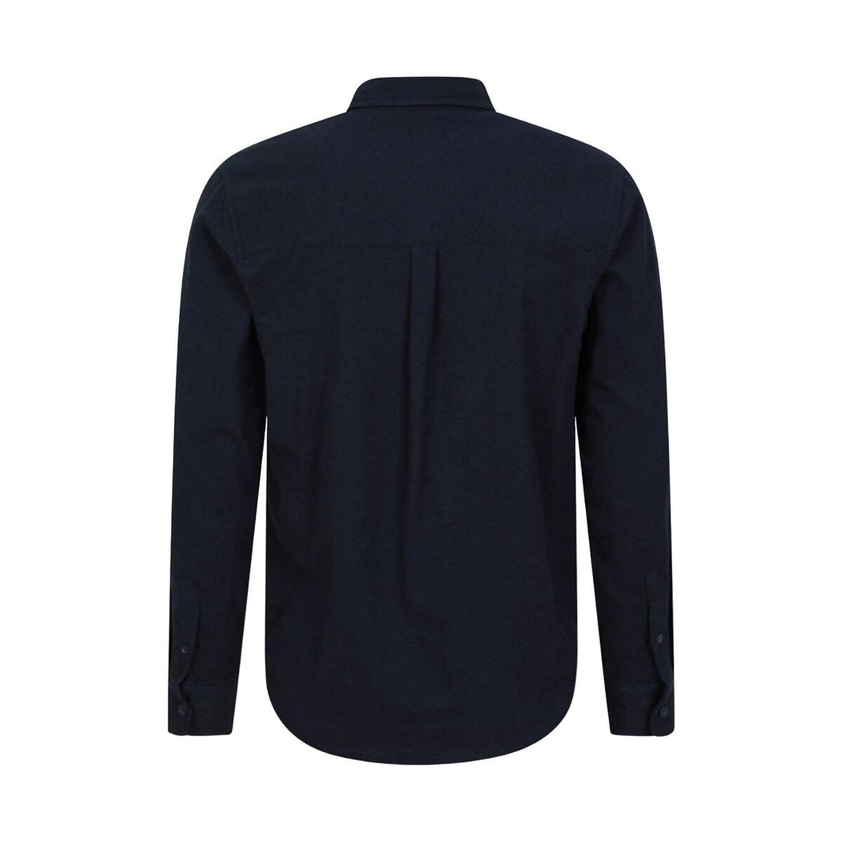 Camicia Manica Lunga Uomo Mountain Warehouse Trace Blu Navy 2/4