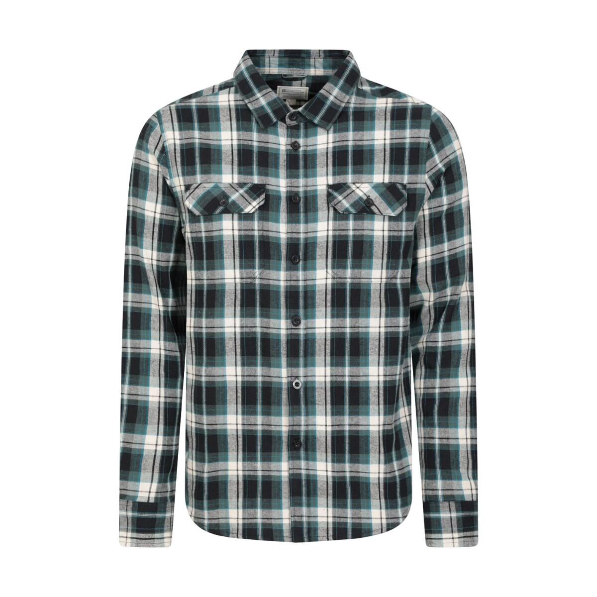 MOUNTAIN WAREHOUSE Camicia Manica Lunga Uomo Mountain Warehouse Trace Verde Kaki