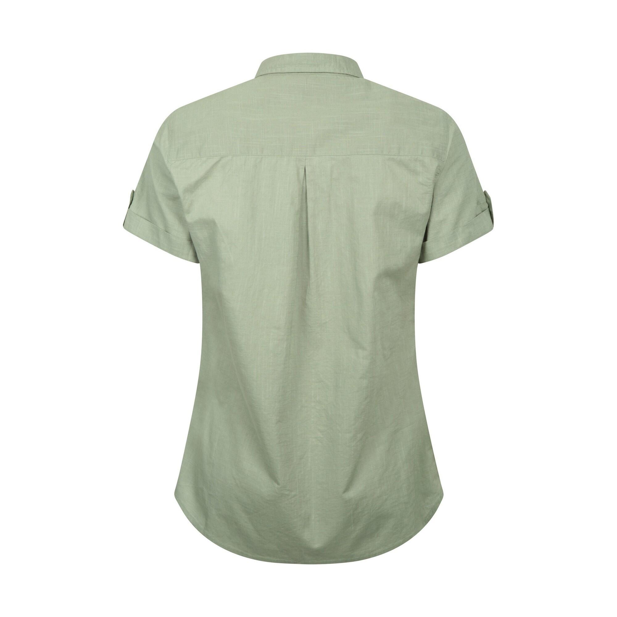 "Coconut" Hemd für kurzärmlig Damen Helles Khaki 2/4