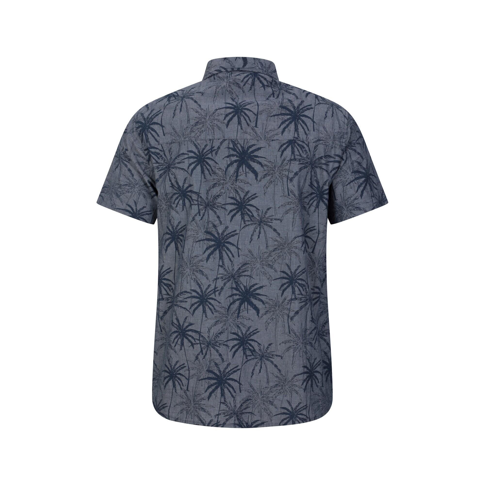 Camicia Palma Uomo Mountain Warehouse Tropical Blu Scuro 2/4